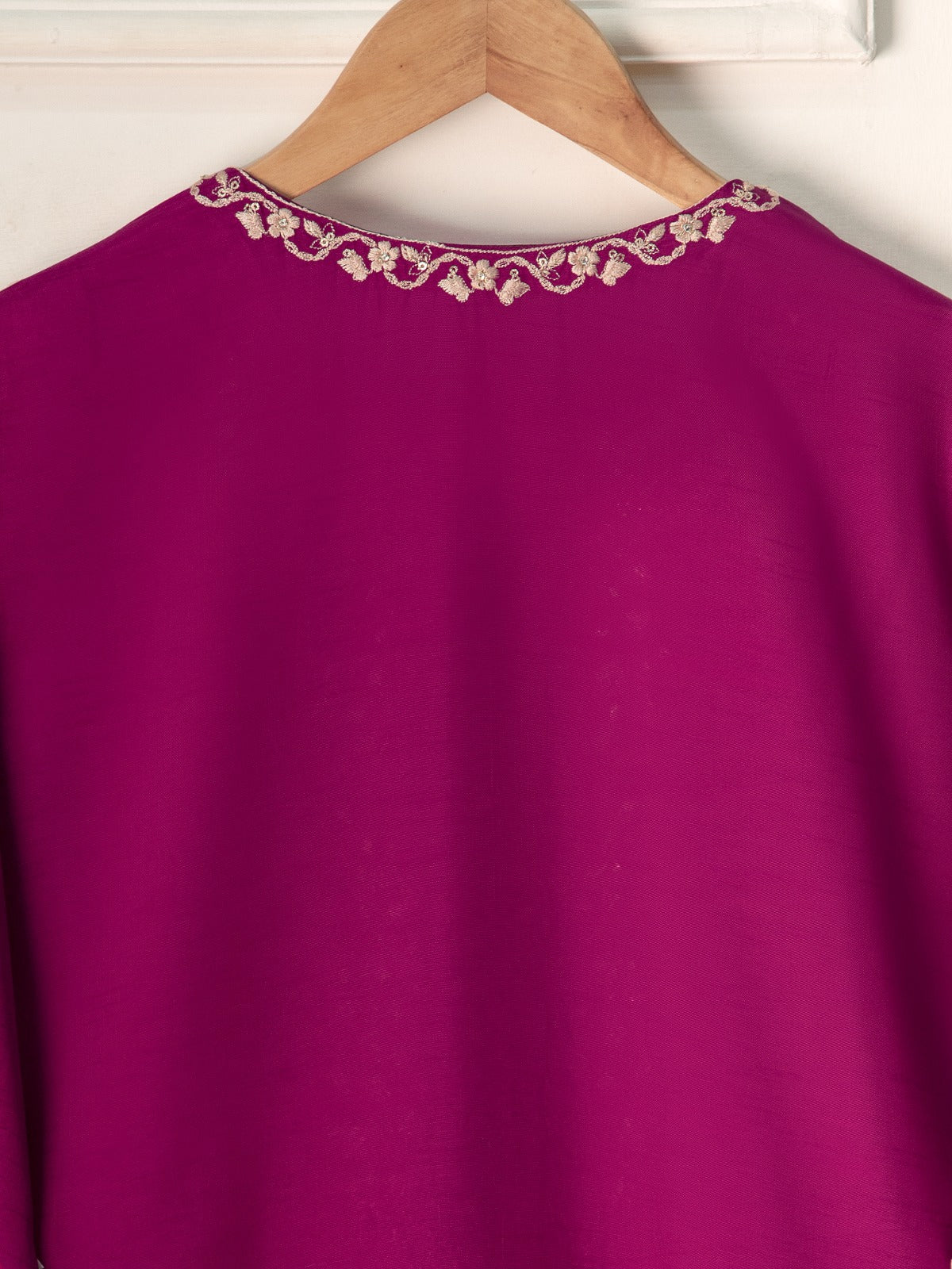 2 Piece- Pure Korean Silk Embroidered Suit S110970 - Image 6