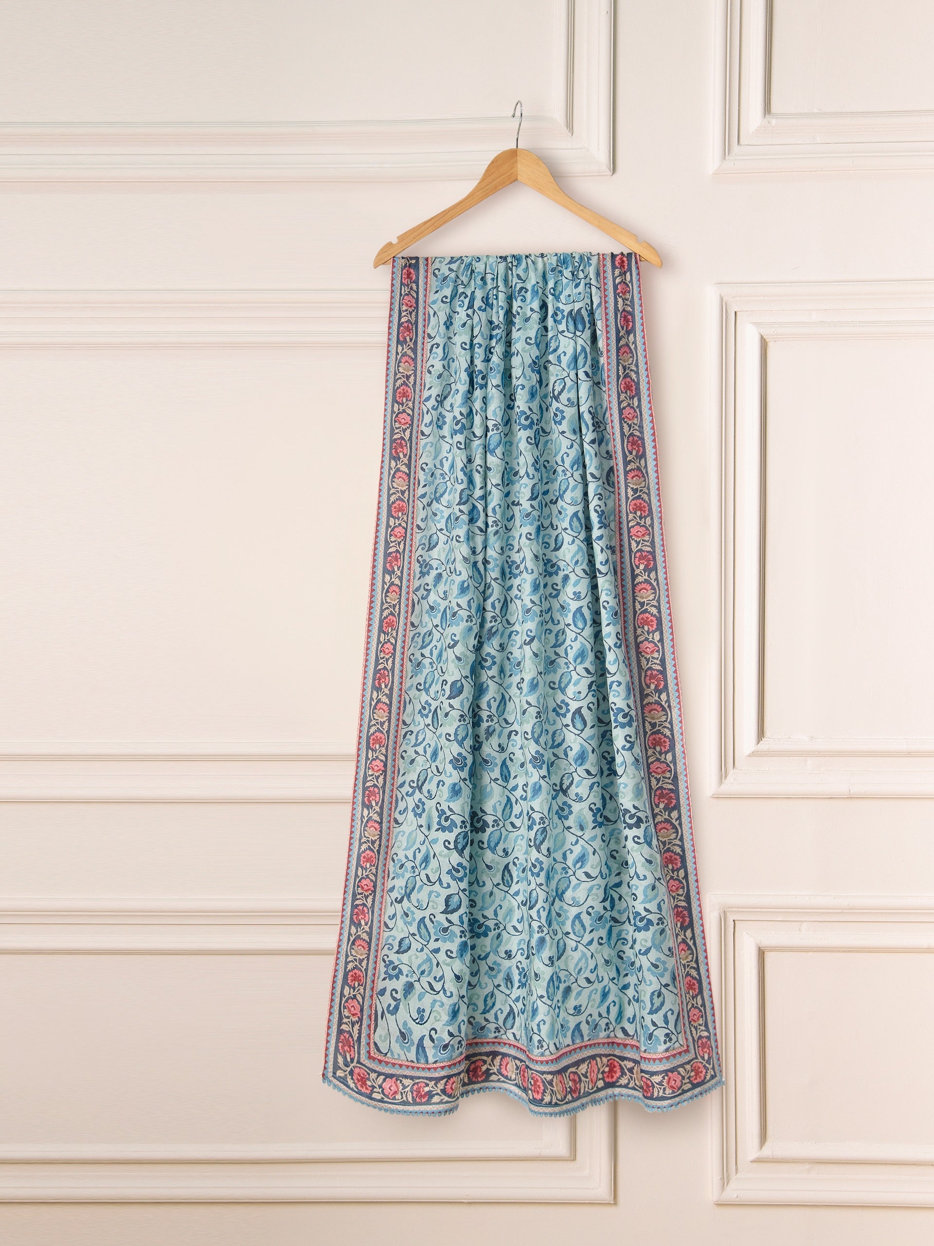 3 Piece - Digital Printed Cambric Suit S111235 - Image 8