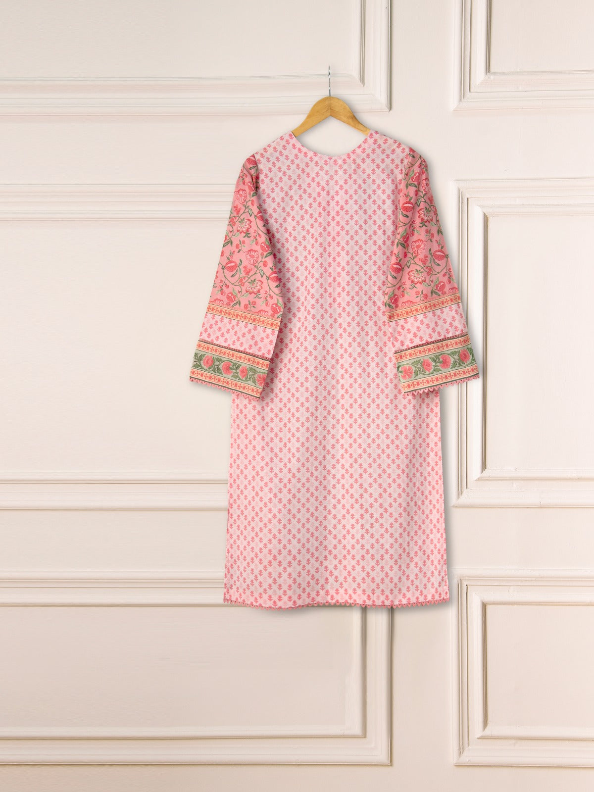 3 Piece - Digital Printed Cambric Suit S111264 - Image 6