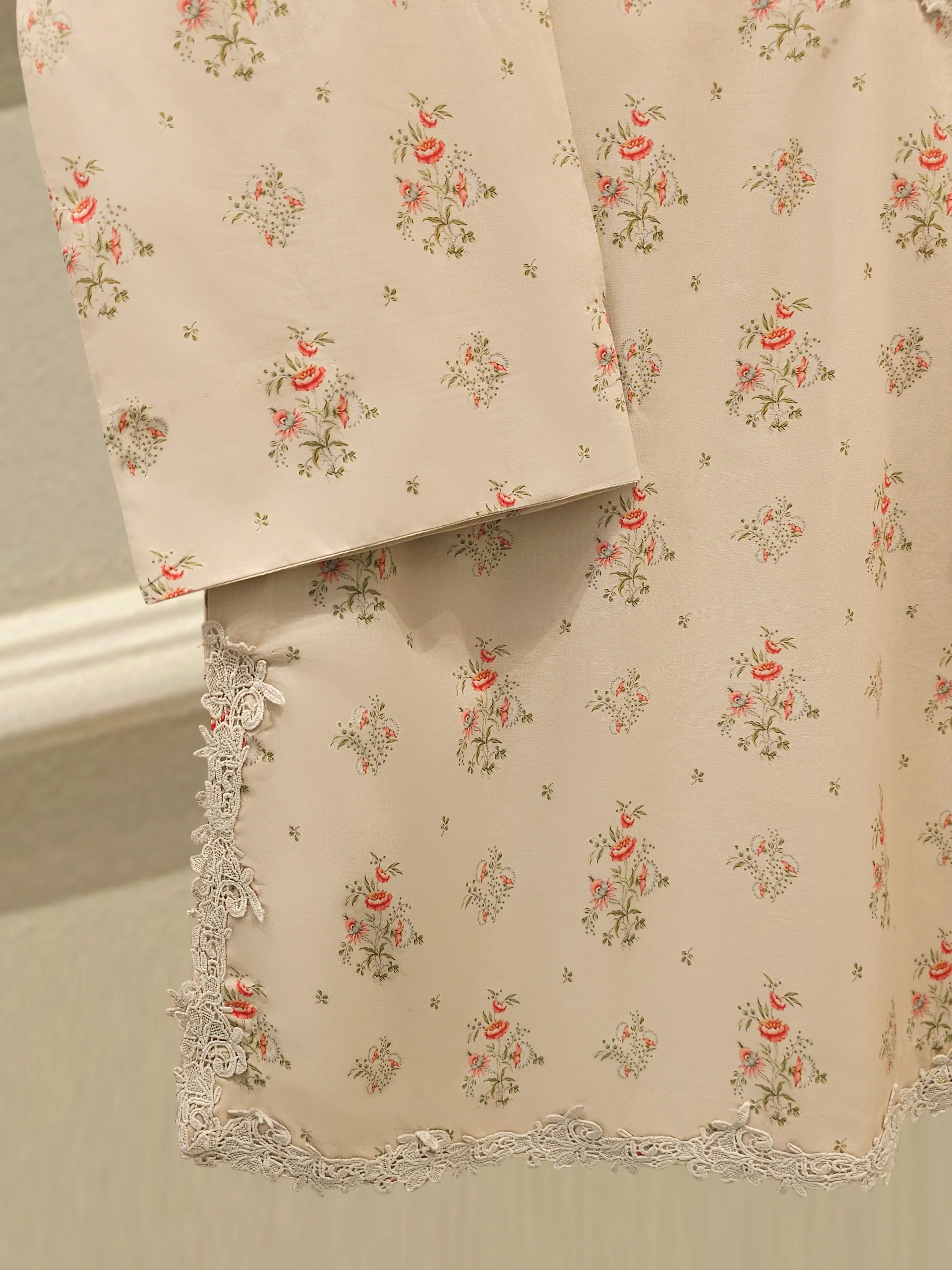 3 Piece - Digital Printed Cambric Suit S113031 - Image 3