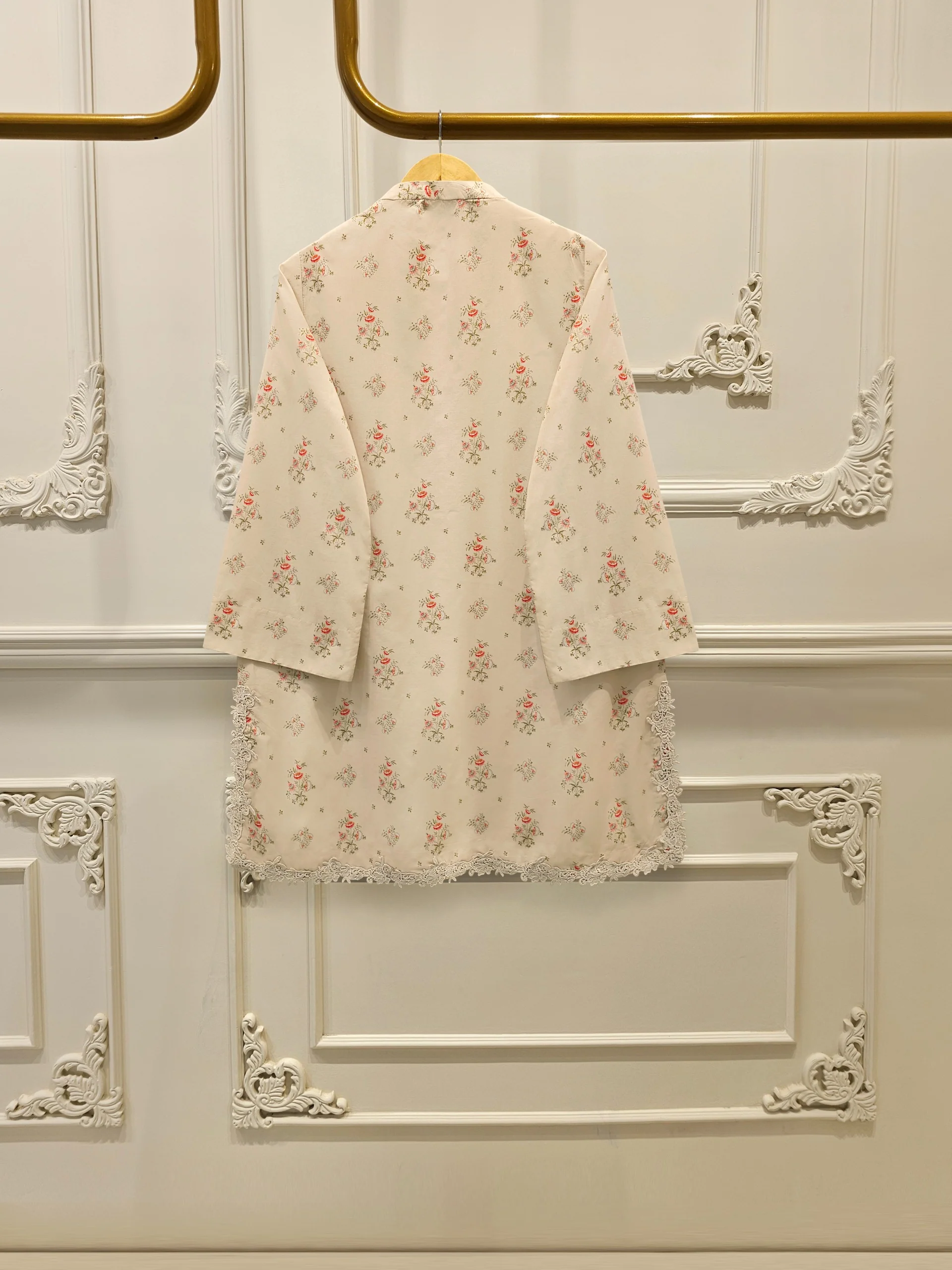 3 Piece - Digital Printed Cambric Suit S113031 - Image 4