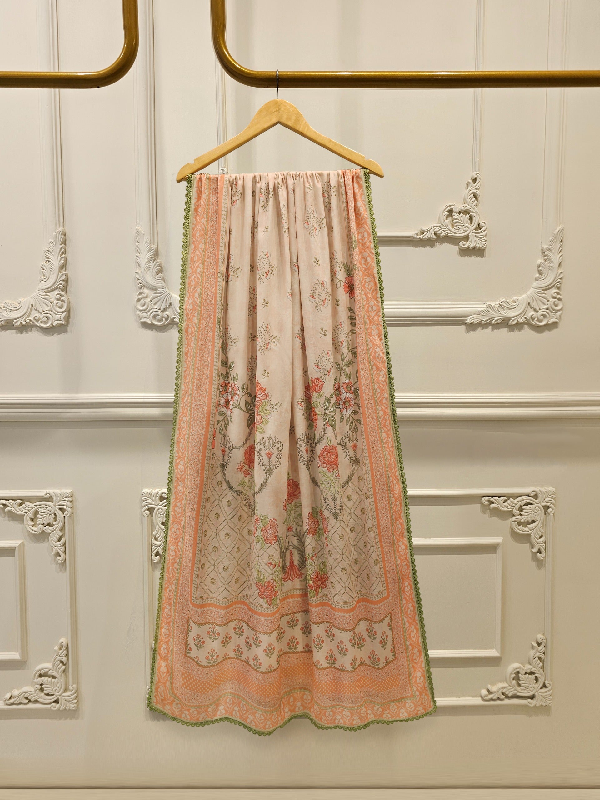 3 Piece - Digital Printed Cambric Suit S113031 - Image 5