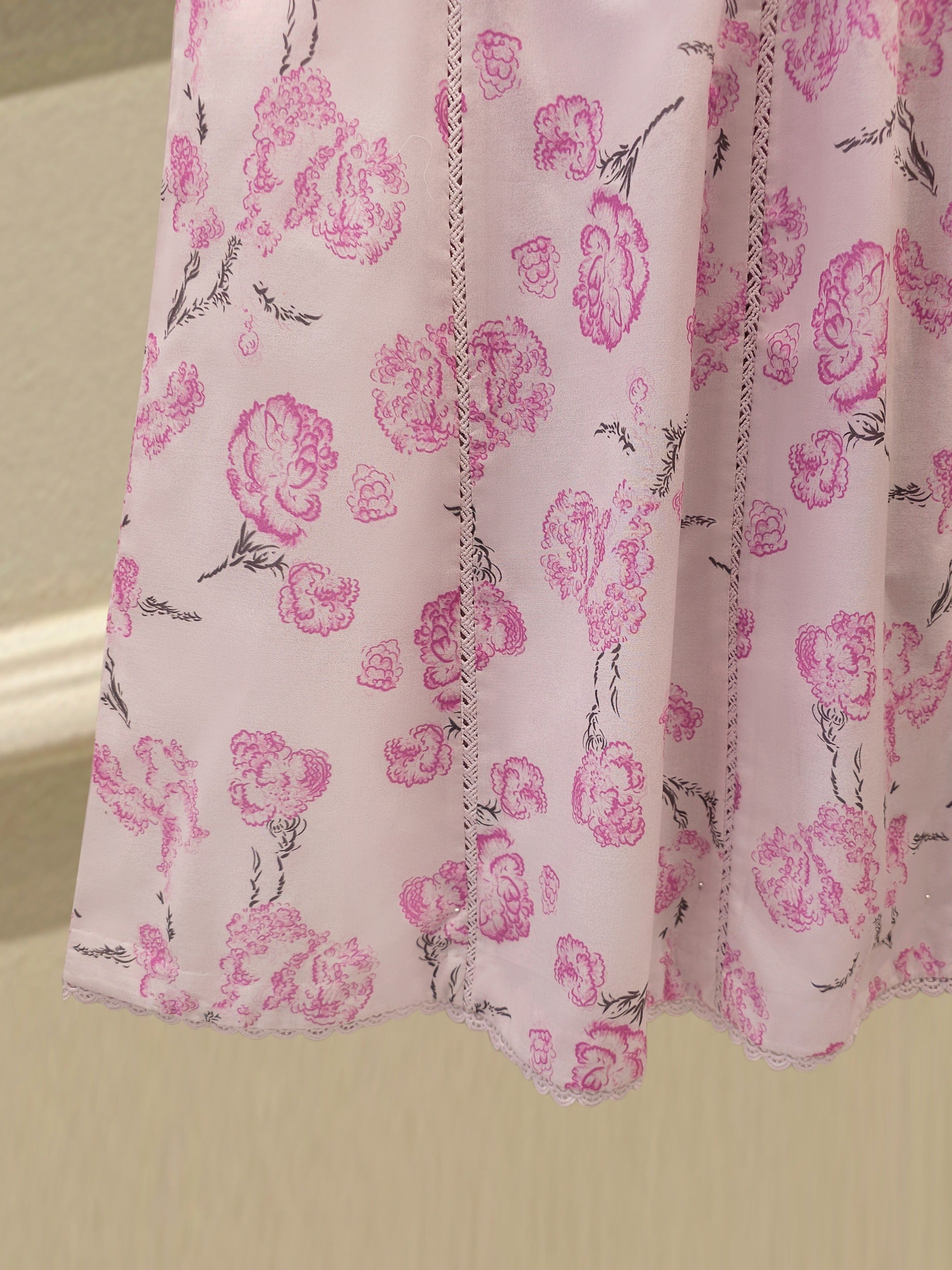 3 Piece - Digital Printed Cambric Suit S113073 - Image 5