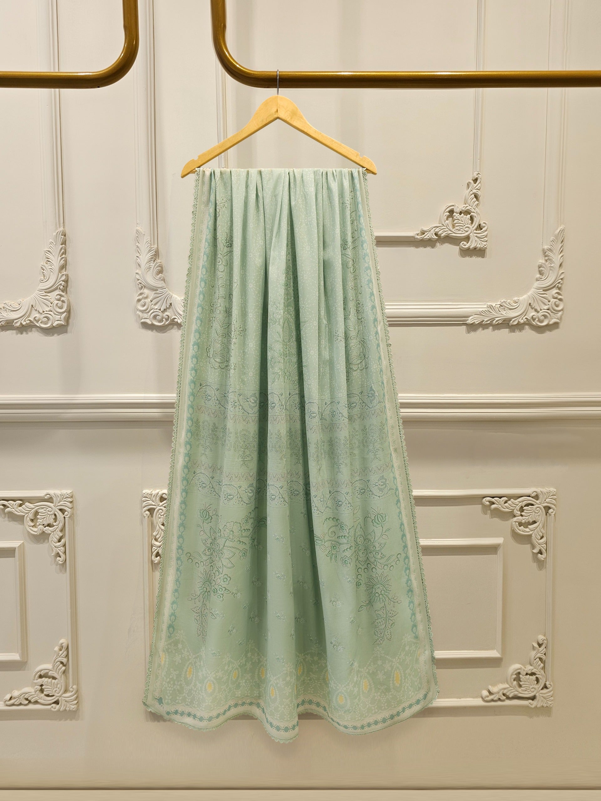 3 Piece - Digital Printed Cambric Suit S113009 - Image 3