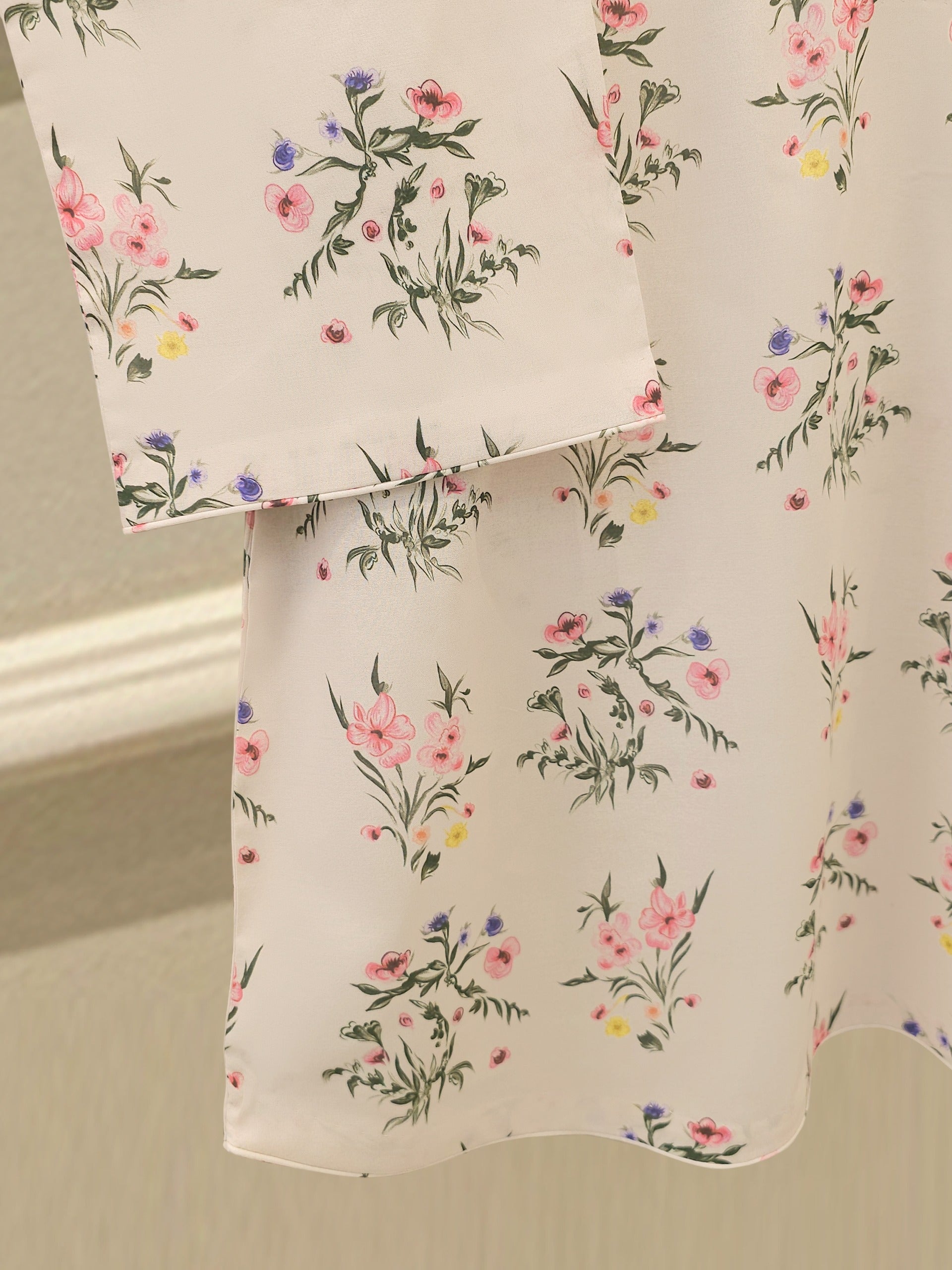 3 Piece - Digital Printed Cambric Suit S113020 - Image 3