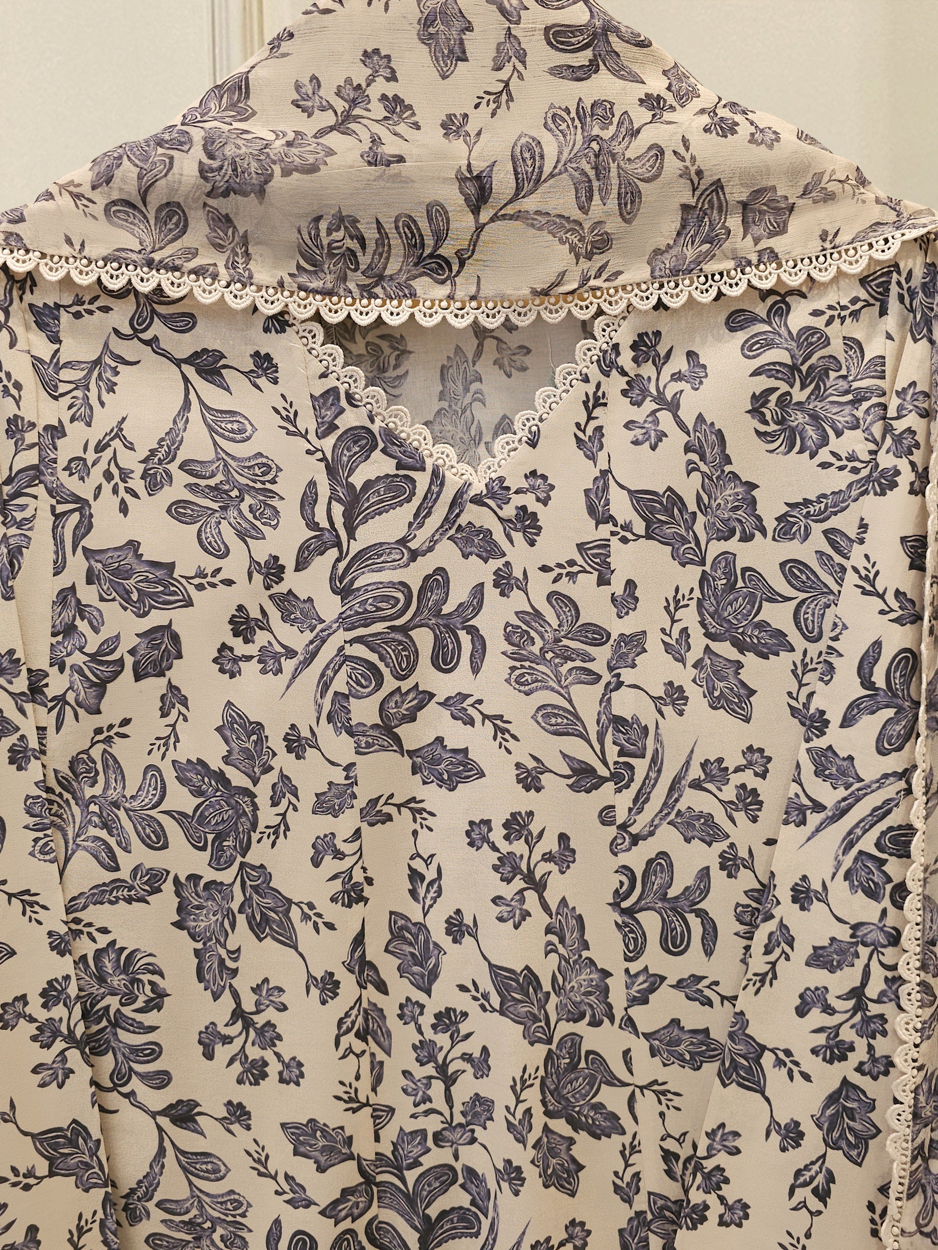 3 Piece - Digital Printed Cambric Suit S113024 - Image 2