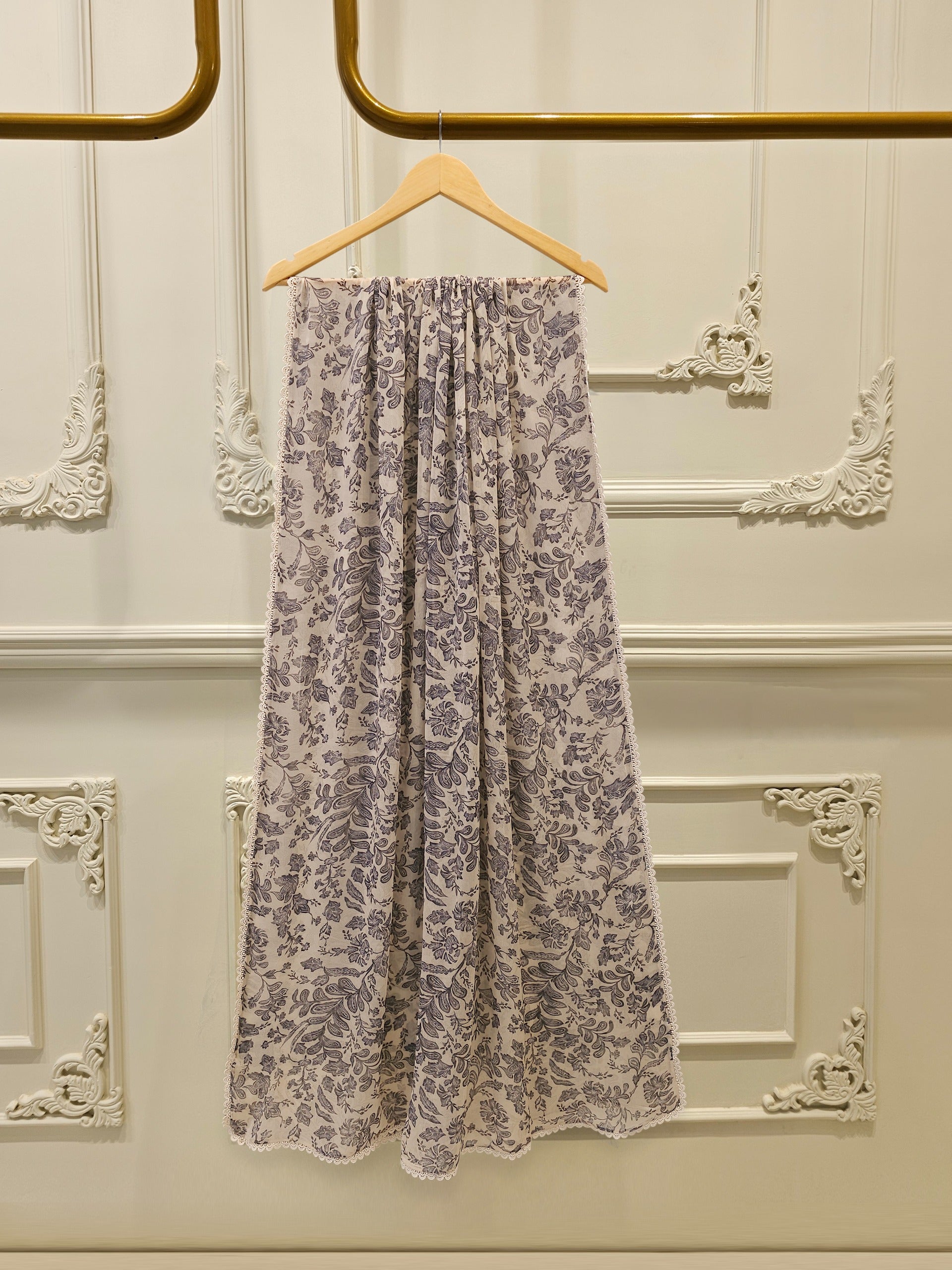 3 Piece - Digital Printed Cambric Suit S113024 - Image 5