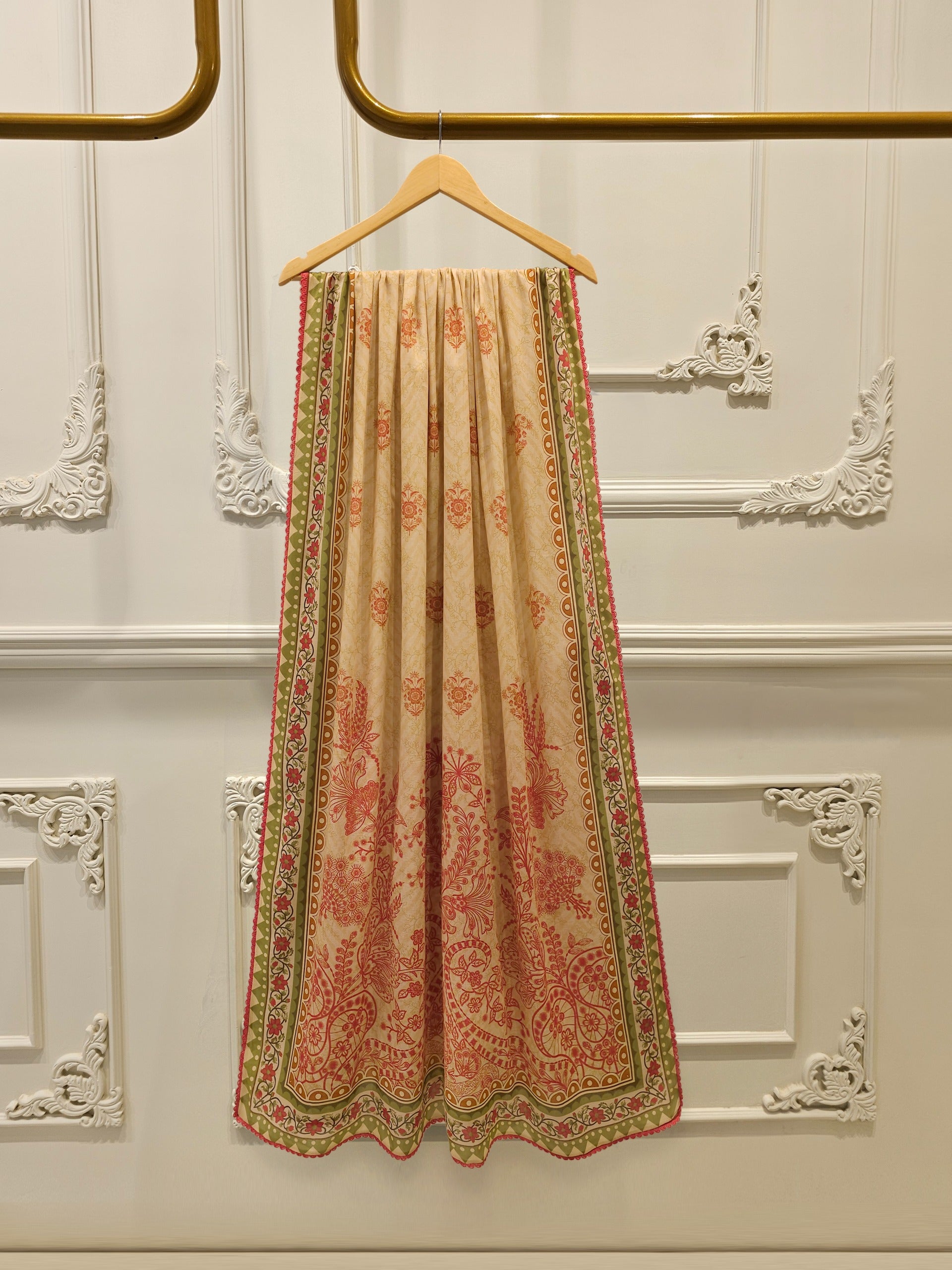 3 Piece - Digital Printed Cambric Suit S113033 - Image 6