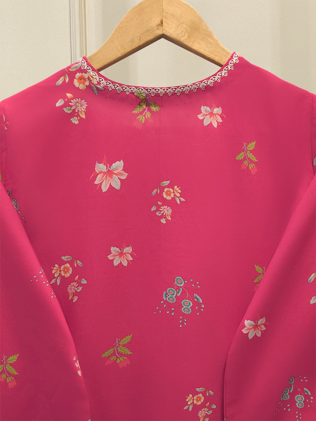 3 Piece - Digital Printed Embroidered  Cambric Suit S113357 - Image 4