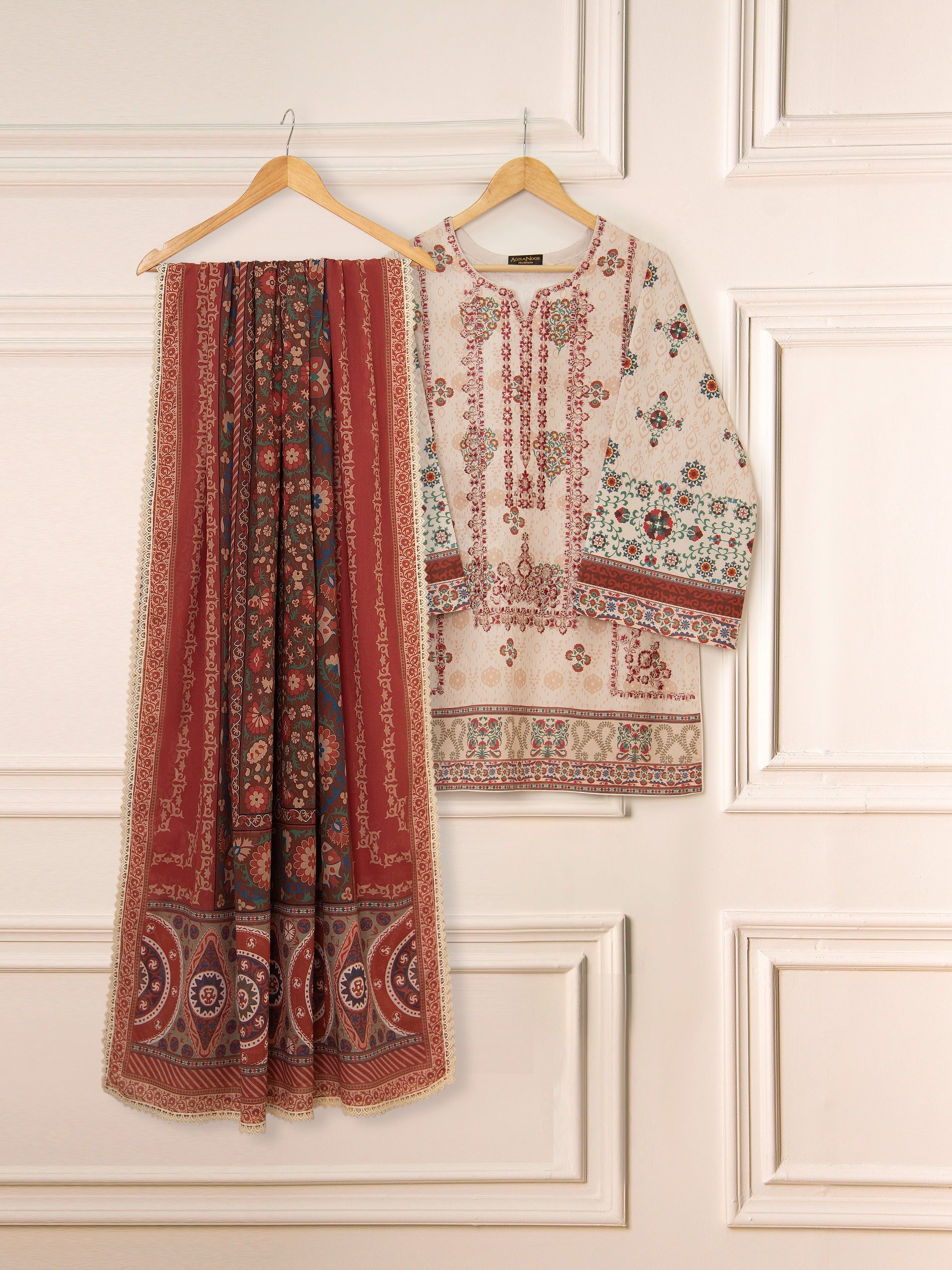 3 Piece - Digital Printed Lawn Suit S111509