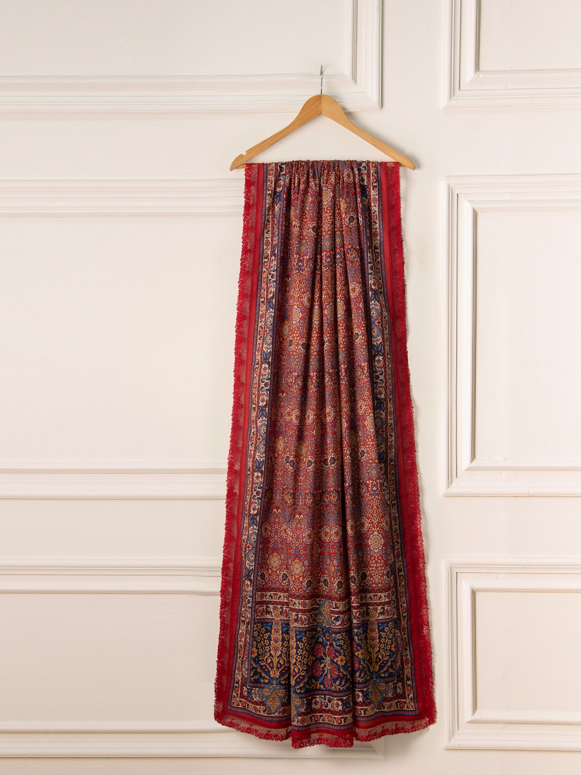 3 Piece - Embroidered Cambric Suit S110933 - Image 7
