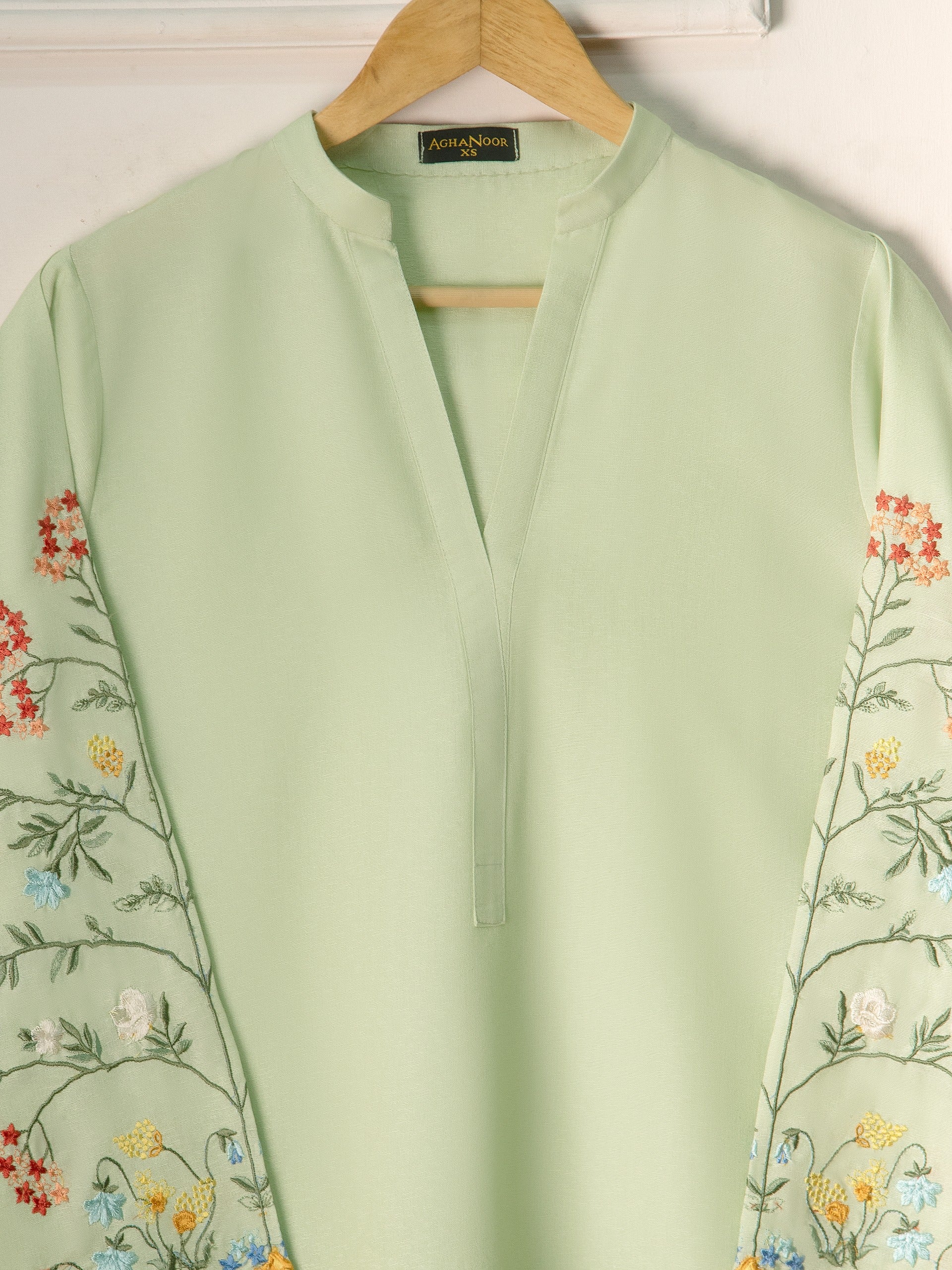 3 Piece- Embroidered Karandi Suit S110864 - Image 3