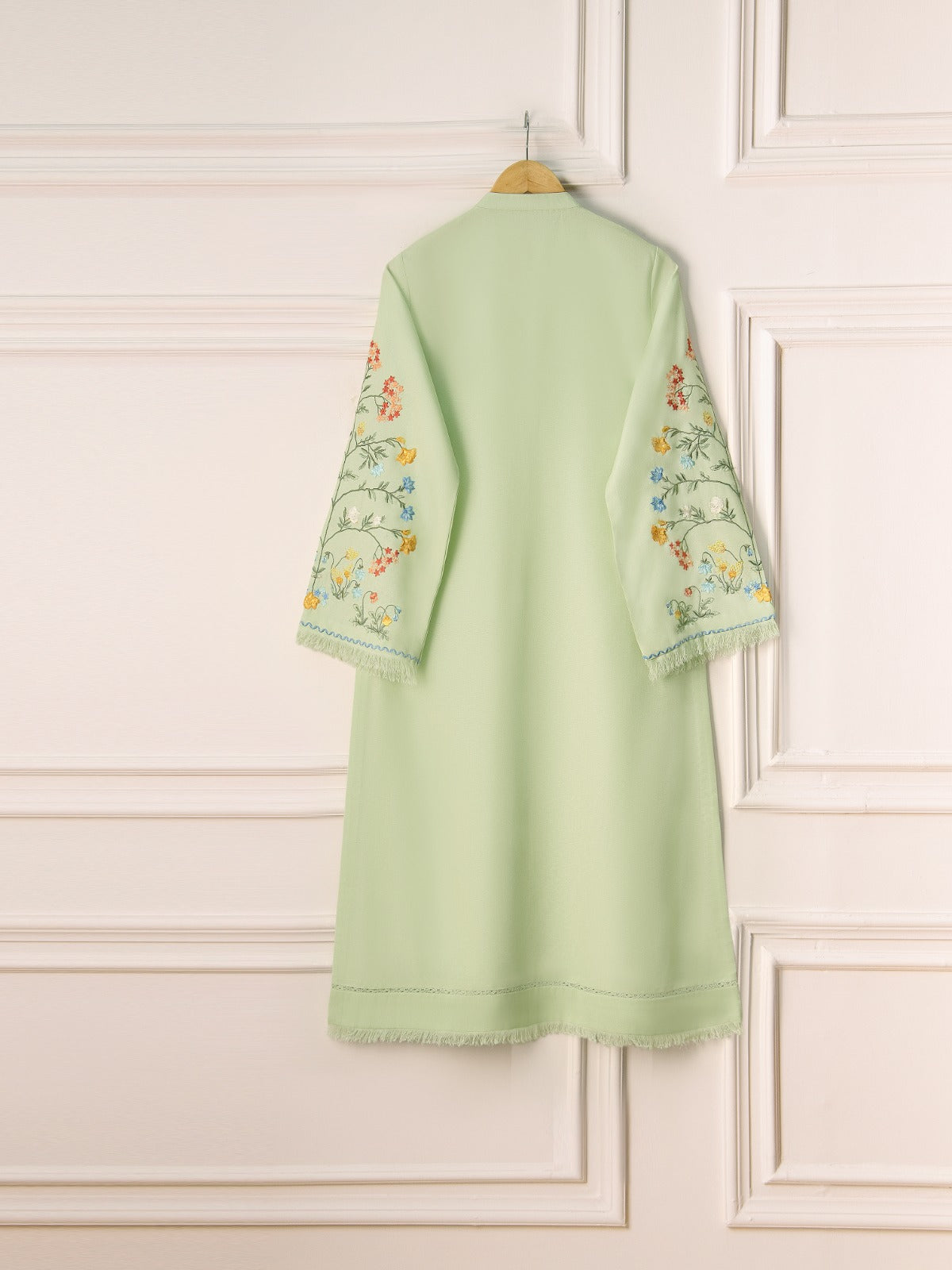 3 Piece- Embroidered Karandi Suit S110864 - Image 6