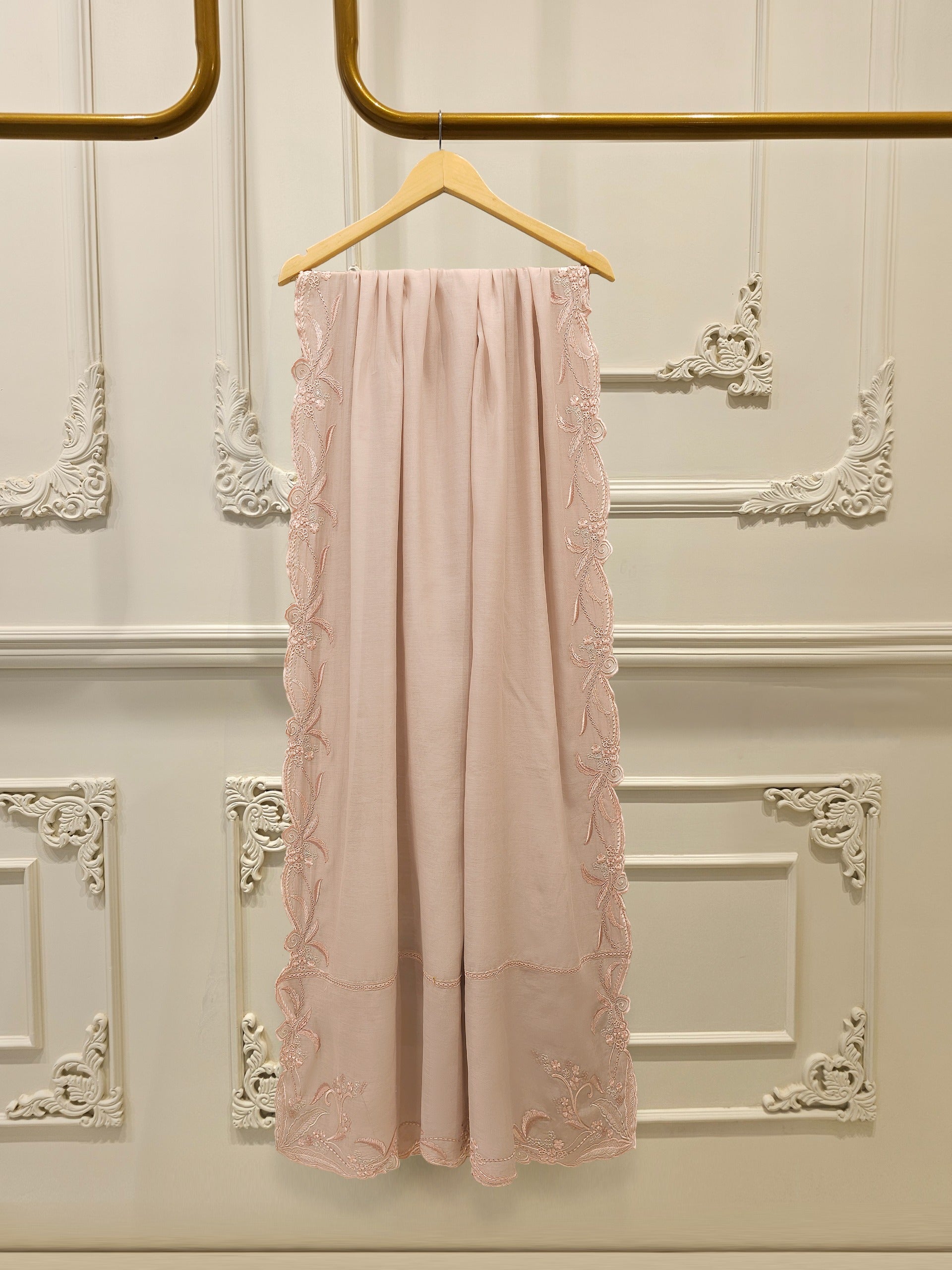 3 Piece - Embroidered Kora Cotton Suit  S112772 - Image 7