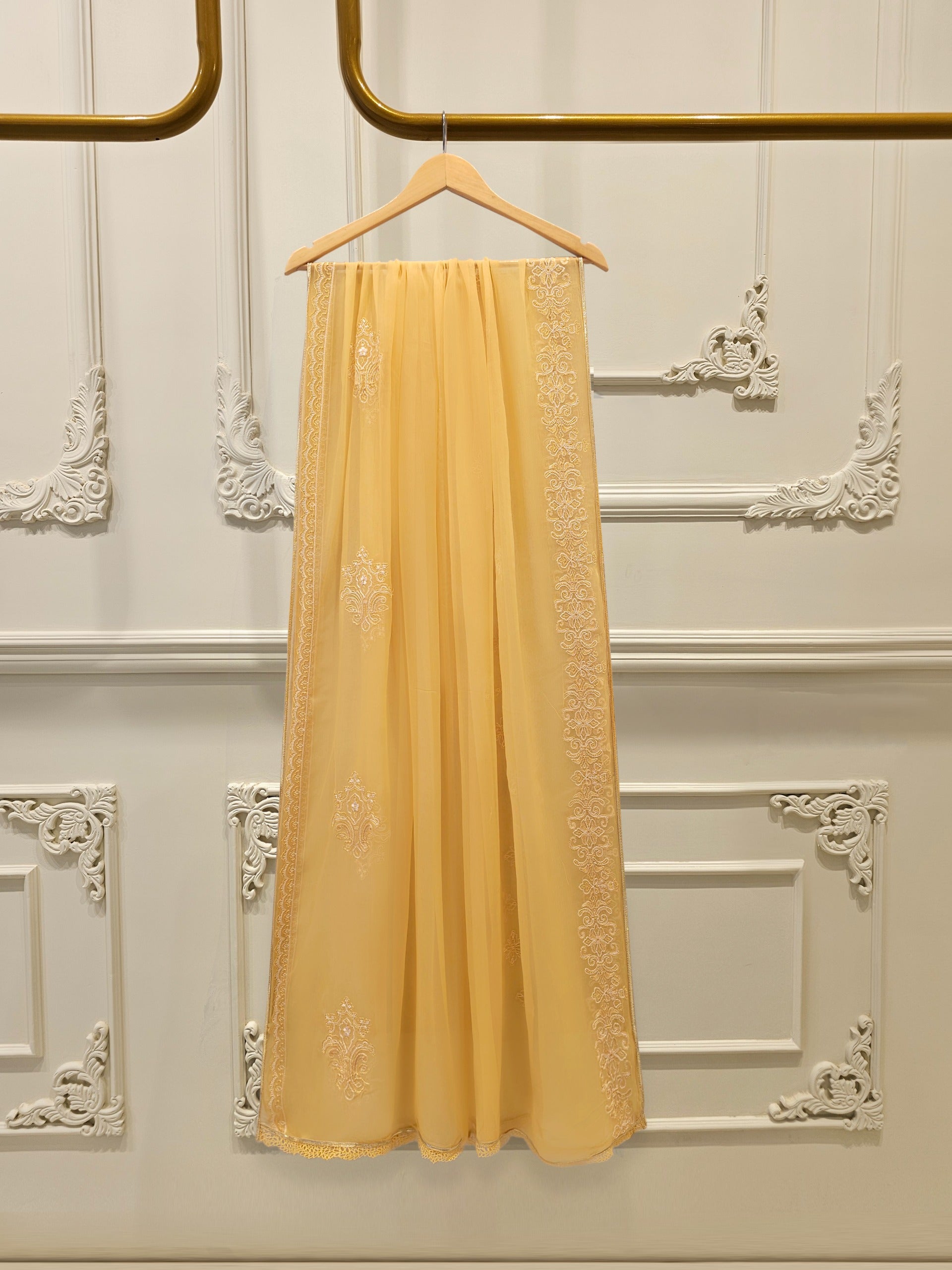 3 Piece - Embroidered Kora Cotton Suit  S112819 - Image 8