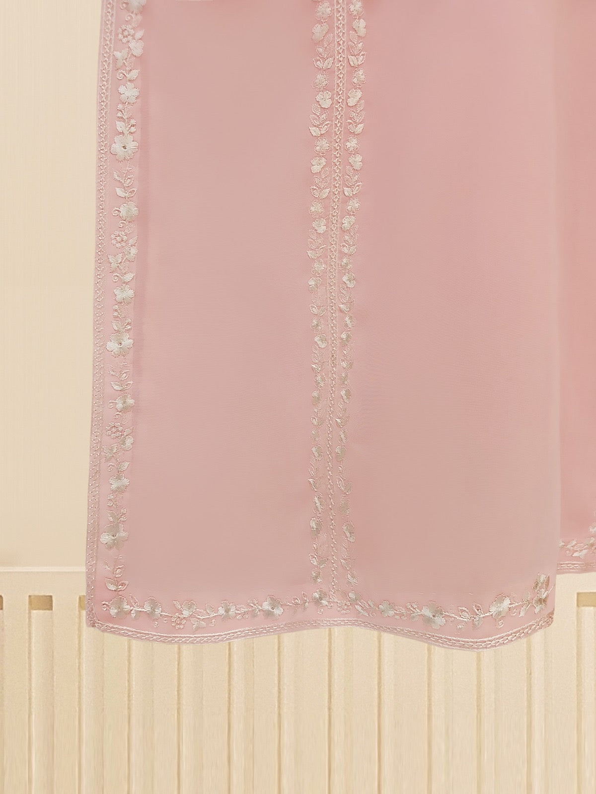 3 Piece - Embroidered Swiss Voile Suit S109494 - Image 5