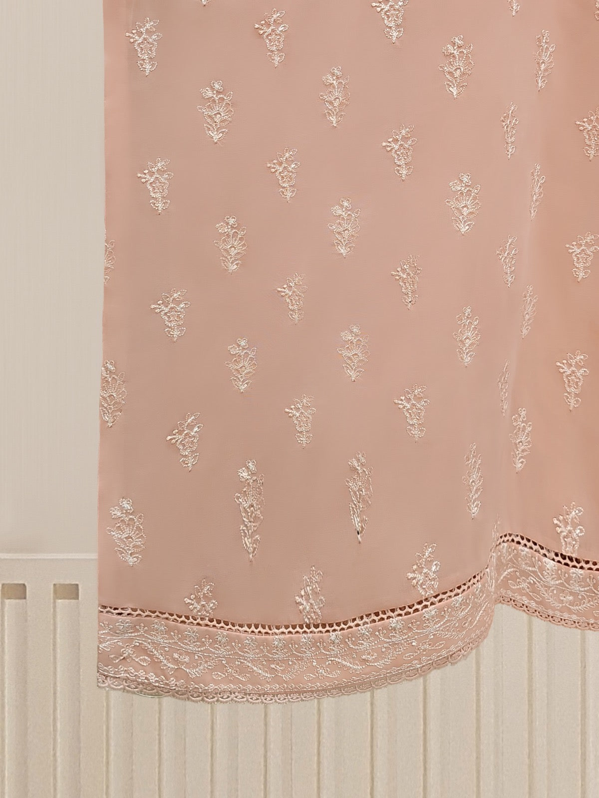 3 Piece - Embroidered Swiss Voile Suit S109773 - Image 6
