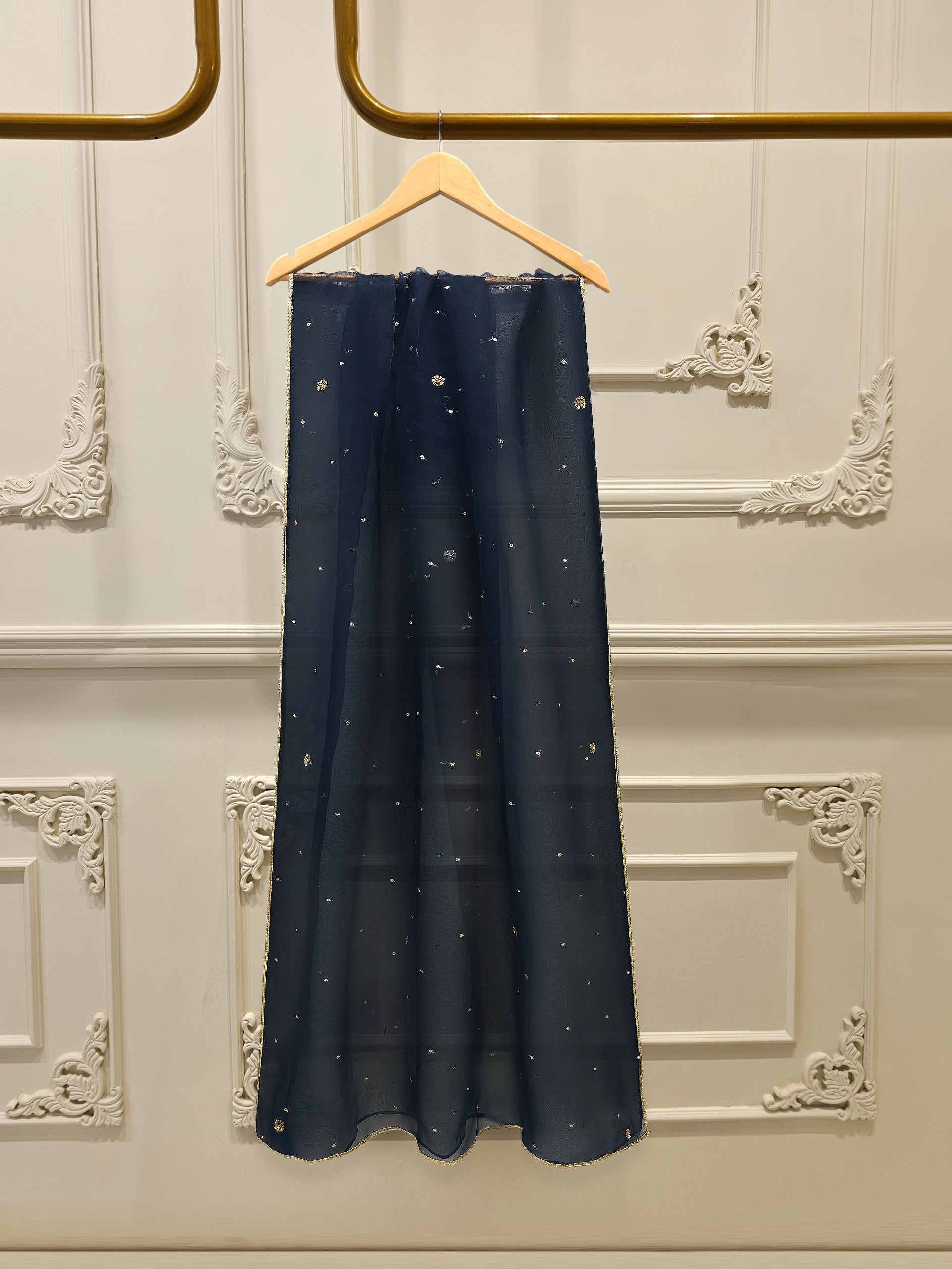 3 Piece - Embroidered Velvet Suit S112688 - Image 6