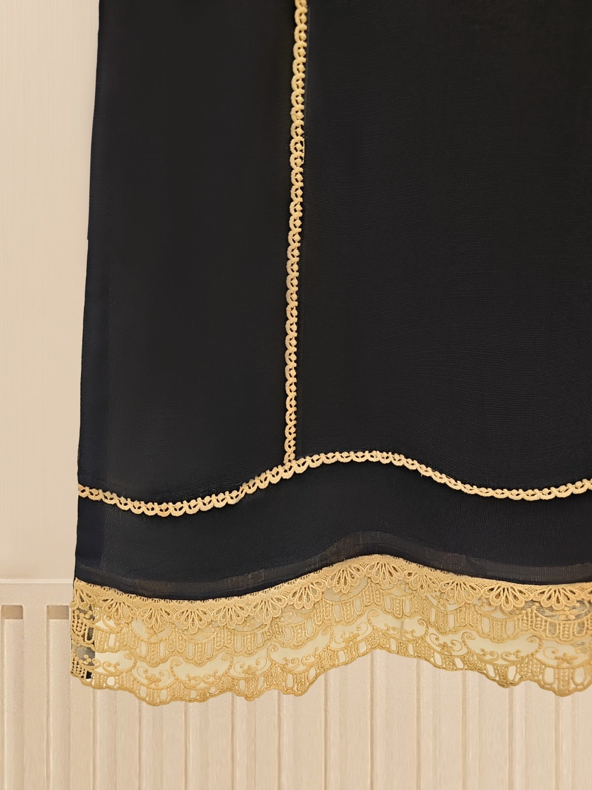 3 Piece - Pure Cotton Net Embroidered Suit S109612 - Image 4