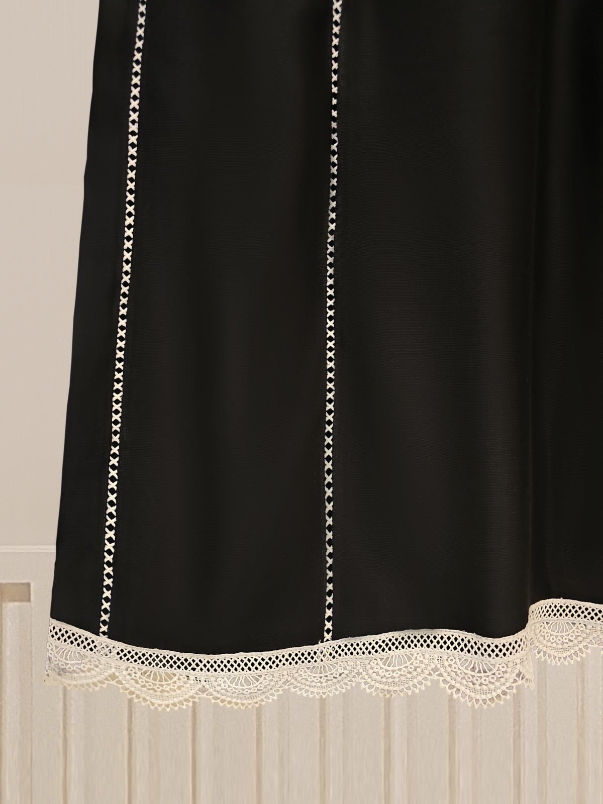 3 Piece - Pure Cotton Net Embroidered Suit S109616 - Image 5