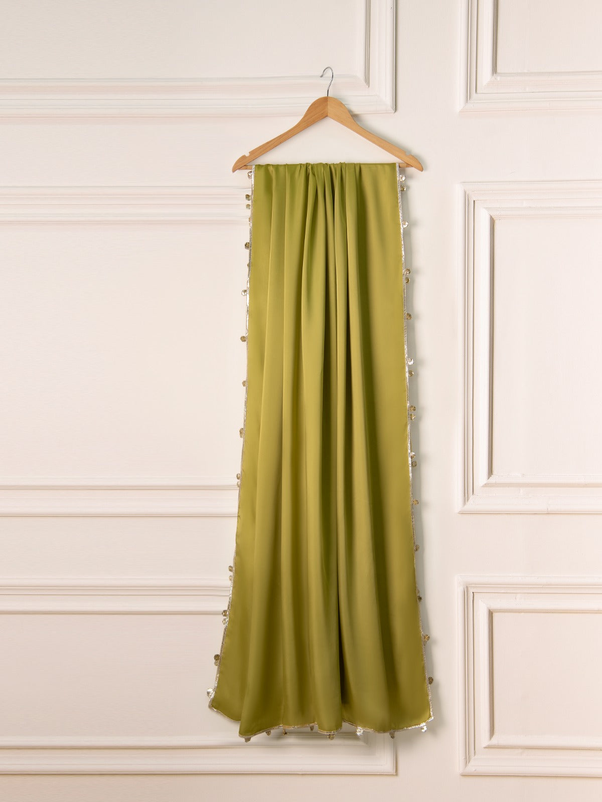 3 Piece- Pure Cotton Net Embroidered Suit S110742 - Image 7