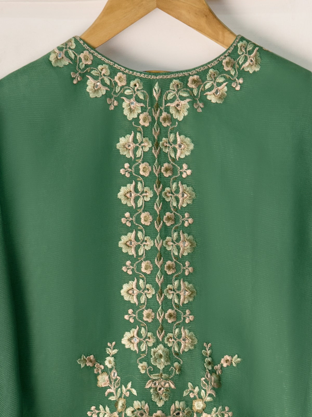 3 Piece- Pure Cotton Net Embroidered Suit S110954 - Image 7