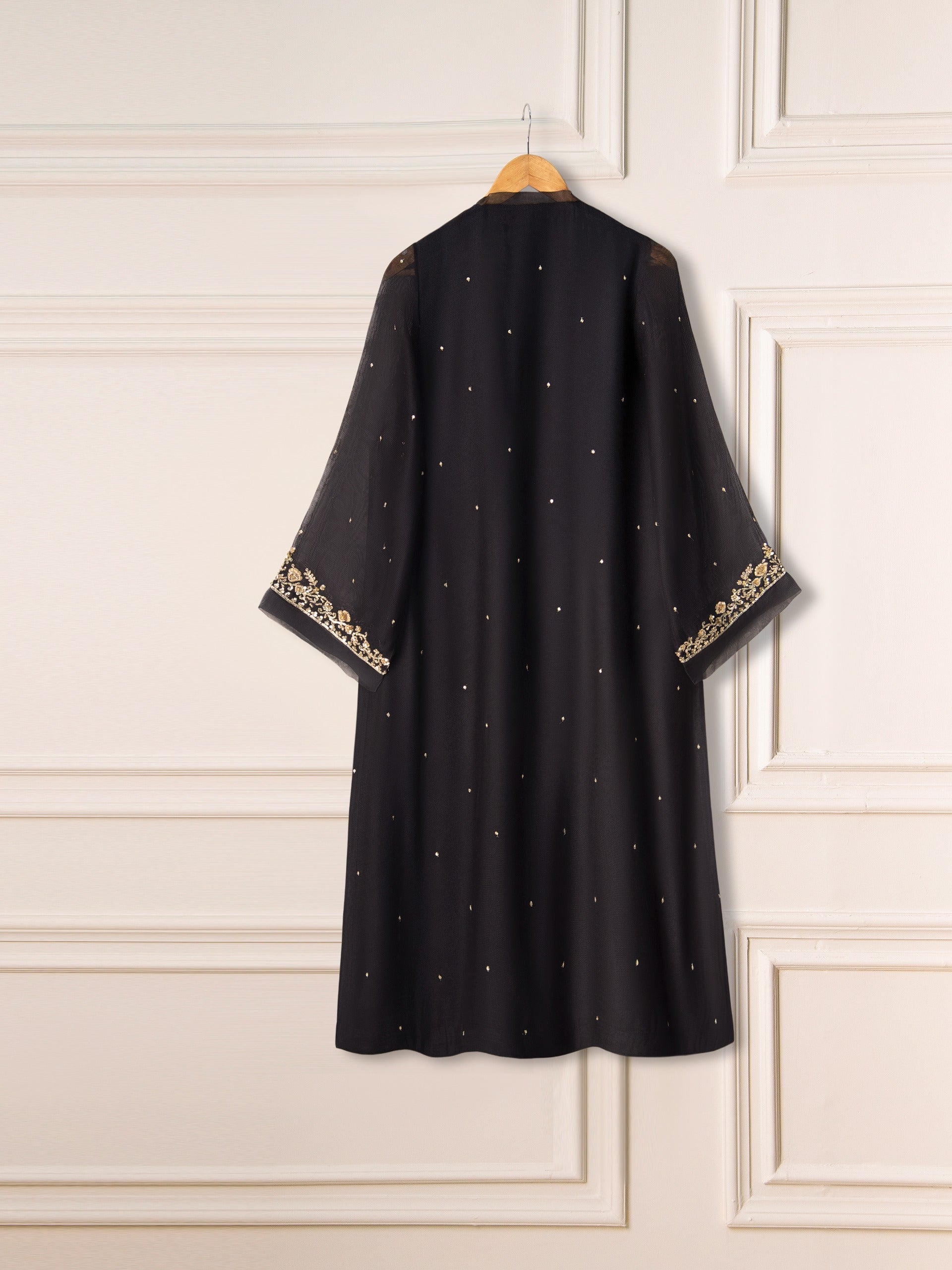 3 Piece- Pure Cotton Net Embroidered Suit S111058 - Image 6