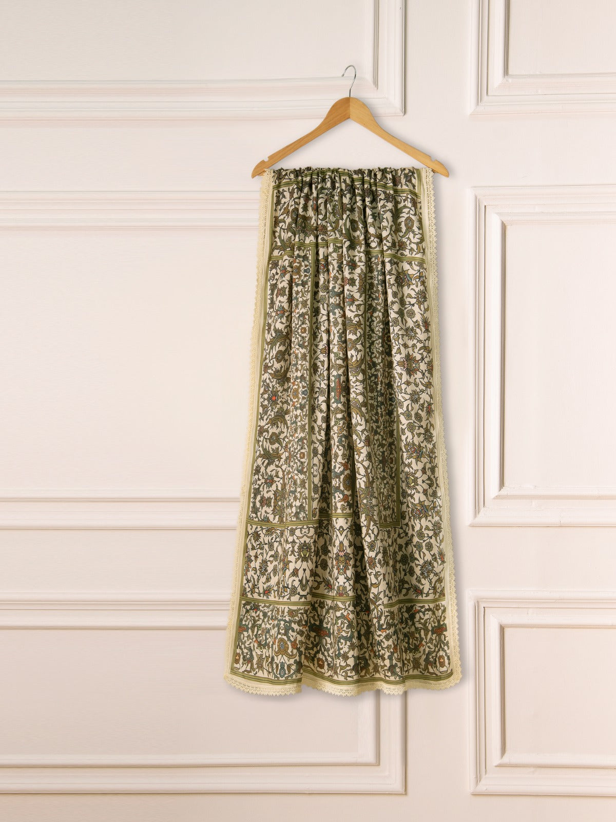 3 Piece- Pure Cotton Net Embroidered Suit S111071 - Image 10