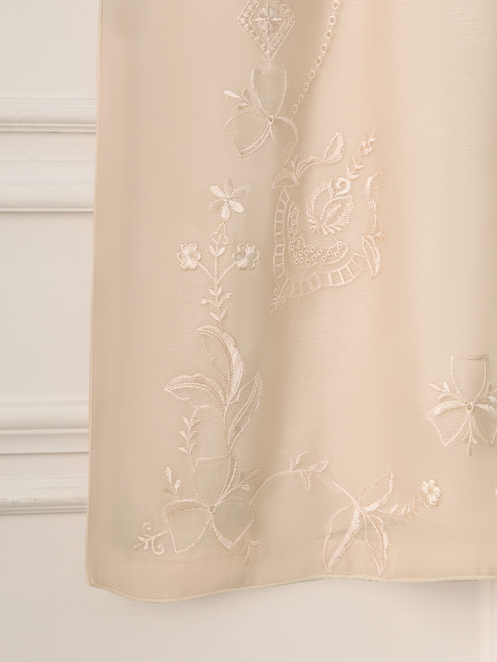 3 Piece- Pure Cotton Net Embroidered Suit S111228 - Image 5