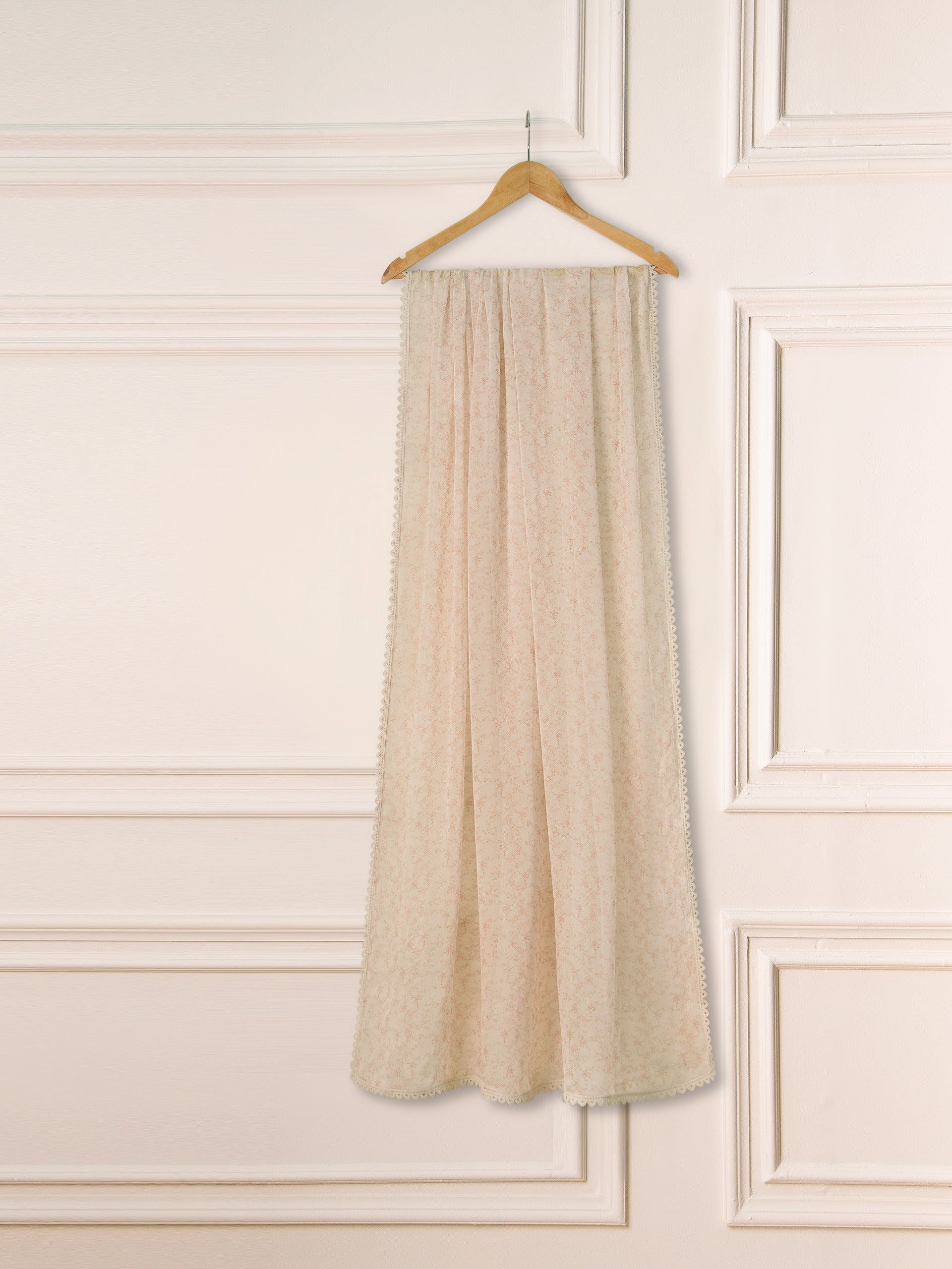 3 Piece- Pure Cotton Net Embroidered Suit S111228 - Image 7