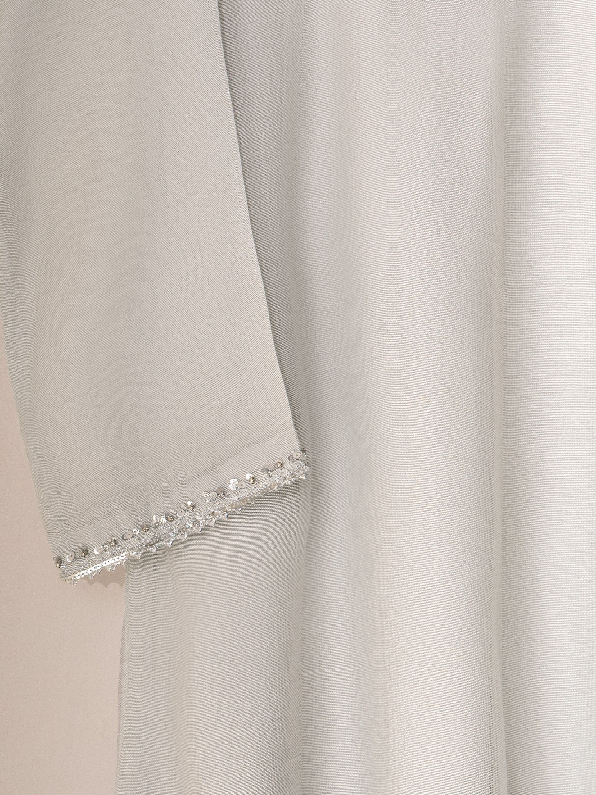 3 Piece - Pure Cotton Net Embroidered Suit S111294 - Image 4