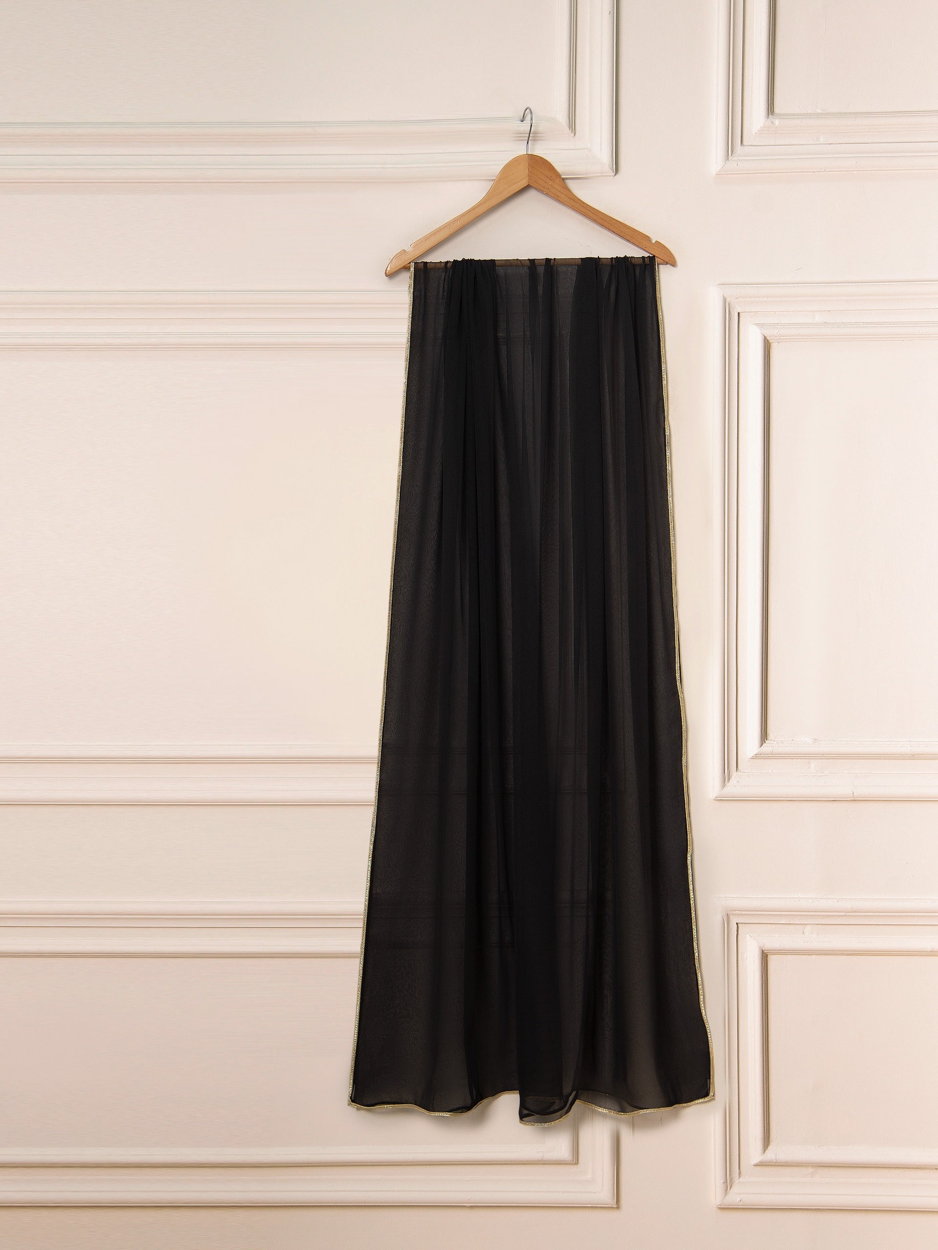 3 Piece - Pure Cotton Net Embroidered Suit S111322 - Image 7