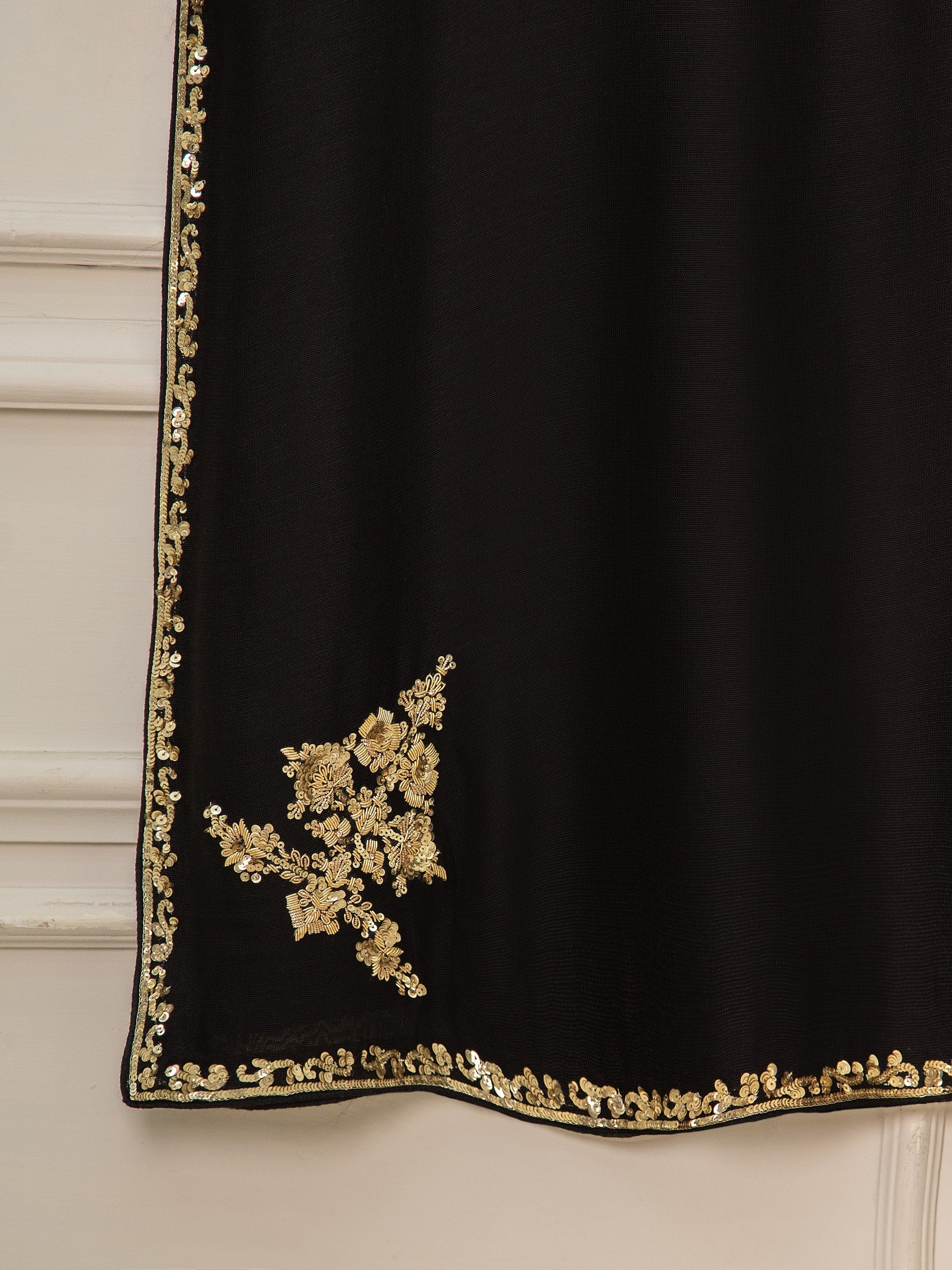 3 Piece - Pure Cotton Net Embroidered Suit S111527 - Image 5