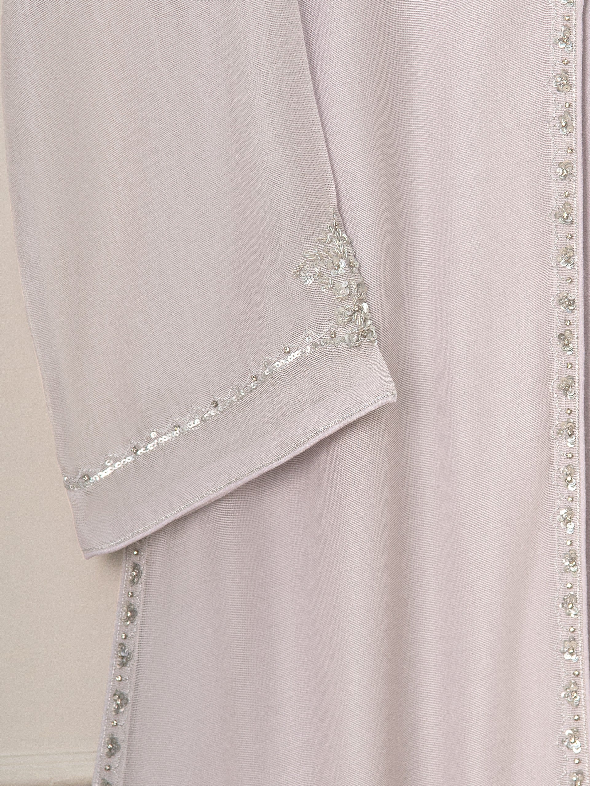3 Piece - Pure Cotton Net Embroidered Suit S111561 - Image 4