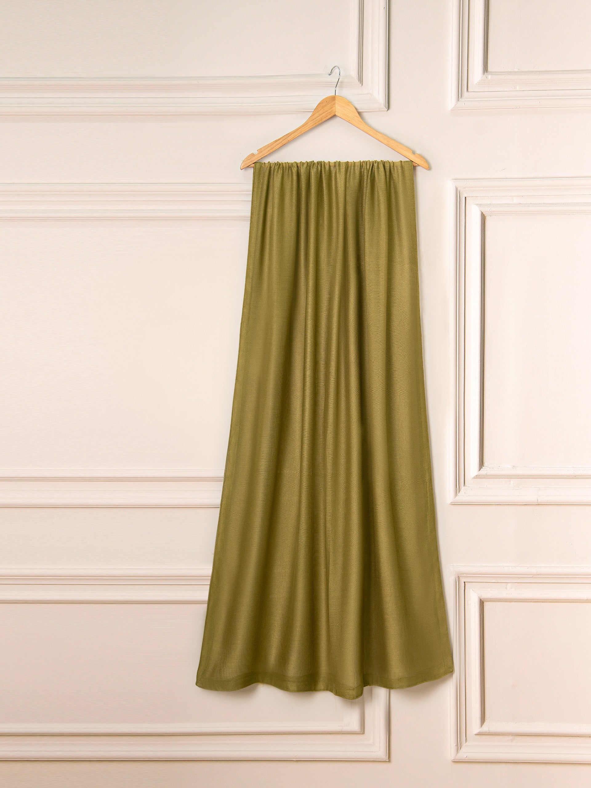3 Piece - Pure Cotton Net Embroidered Suit S111588 - Image 2