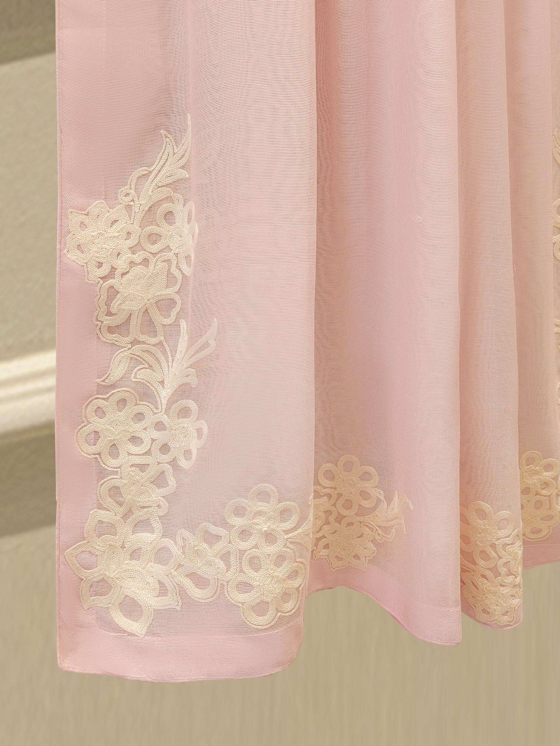 3 Piece - Pure Embroidered Cotton Net Suit S111956 - Image 7