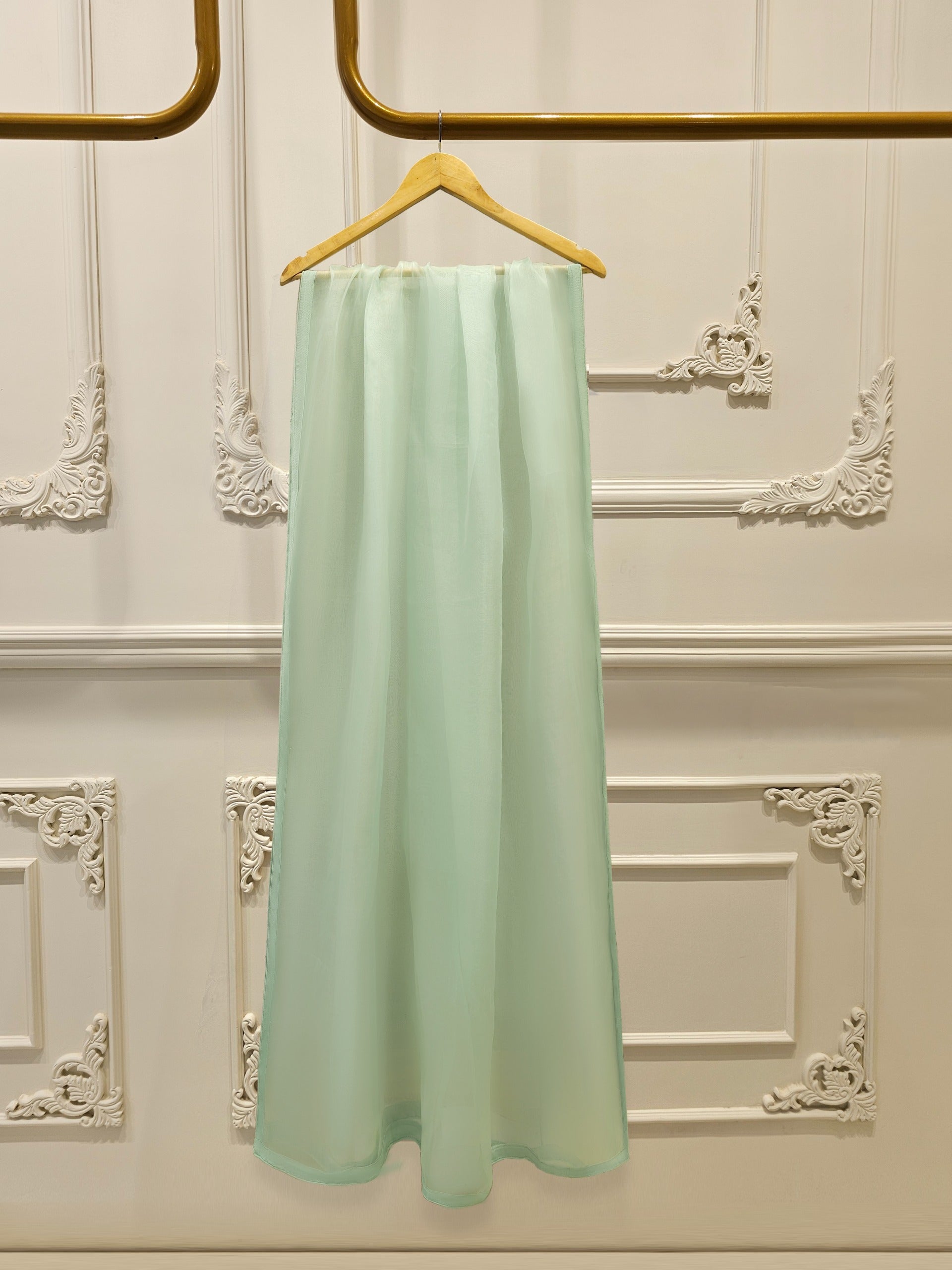 3 Piece - Pure Embroidered Cotton Net Suit S111958 - Image 5