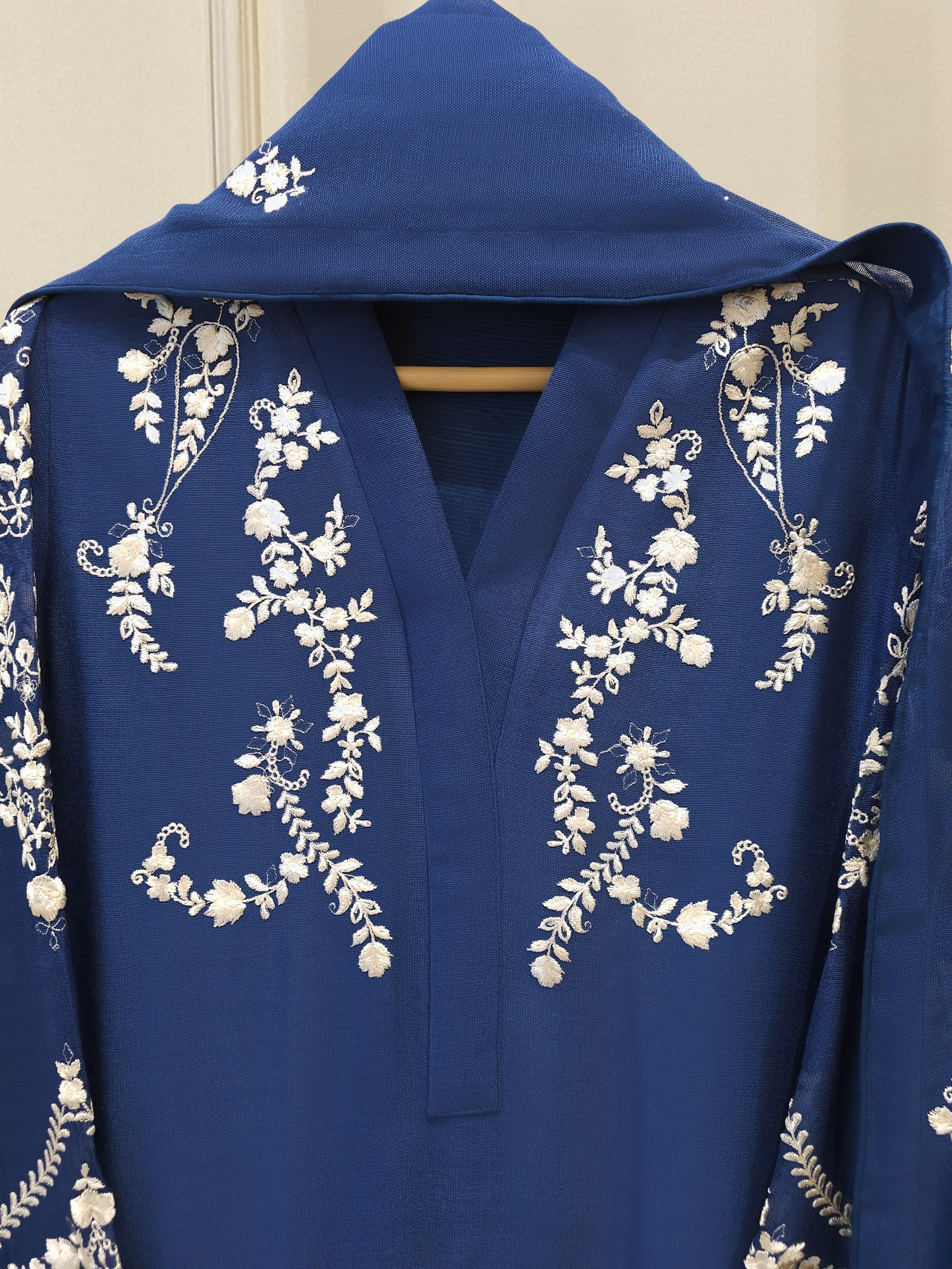 3 Piece - Pure Embroidered Cotton Net Suit S112025 - Image 2