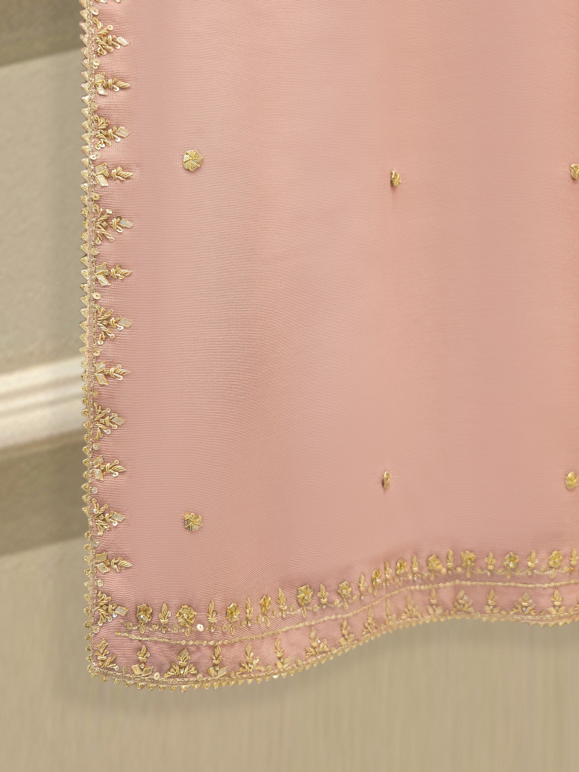 3 Piece - Pure Embroidered Cotton Net Suit S112037 - Image 4