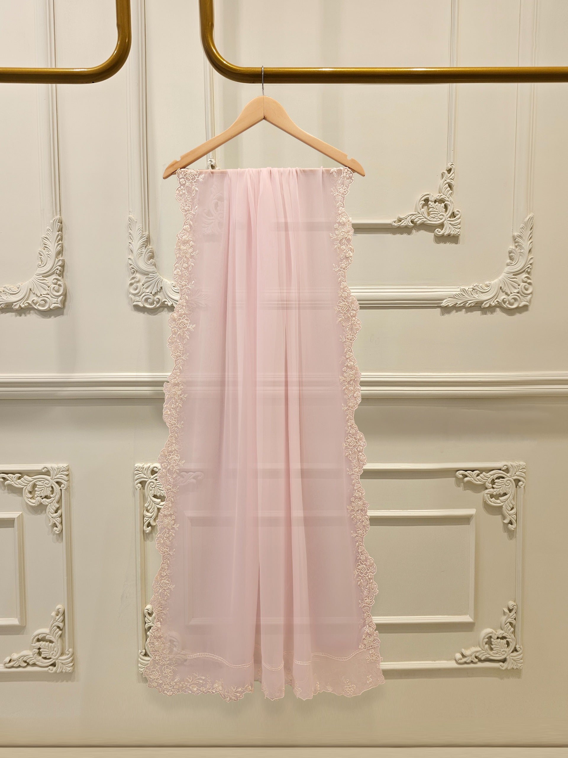 3 Piece - Pure Embroidered Cotton Net Suit S112441 - Image 7
