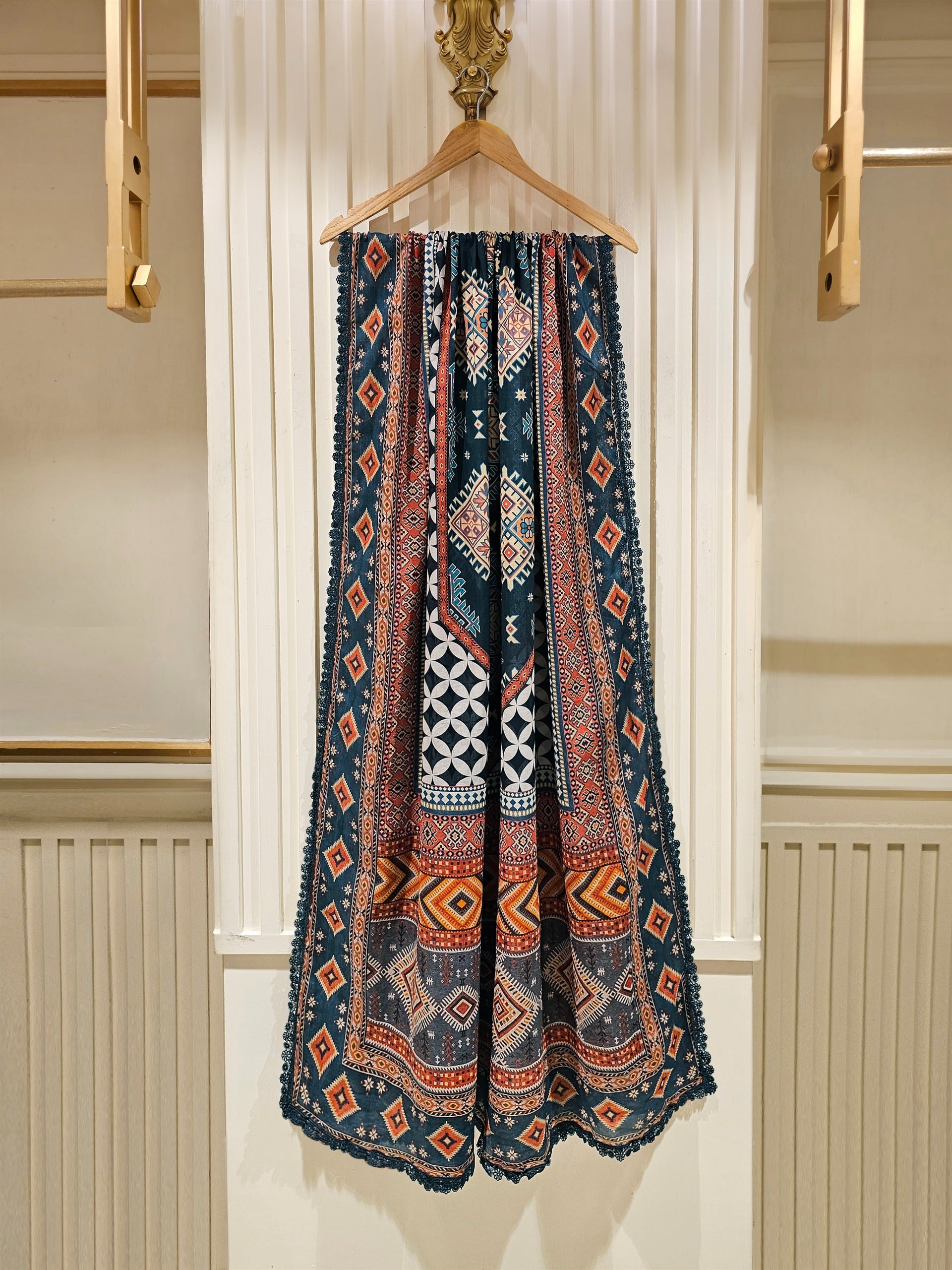 3 Piece - Pure Embroidered Lawn Suit S111438 - Image 6