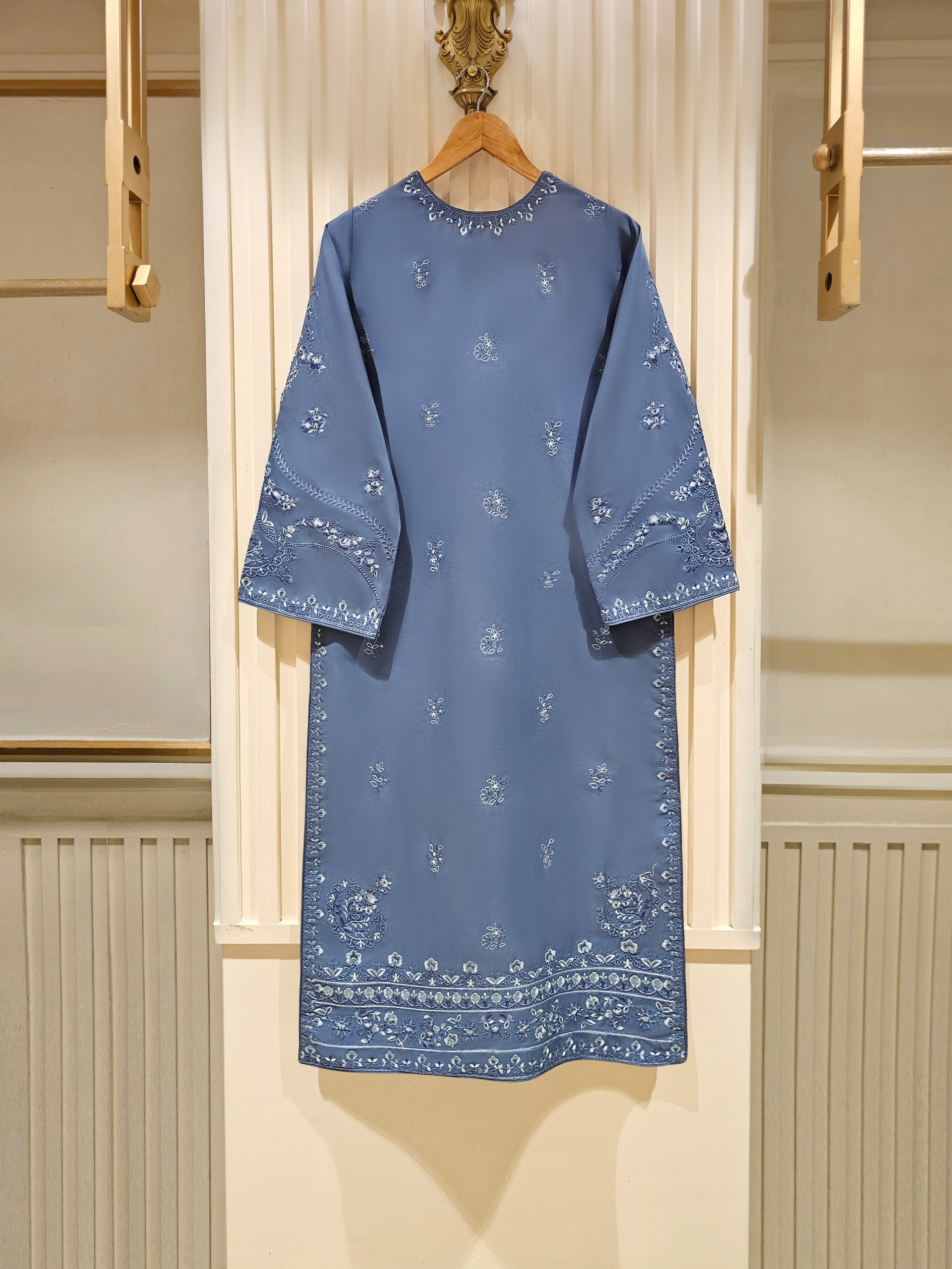 3 Piece - Pure Embroidered Lawn Suit S111486 - Image 5