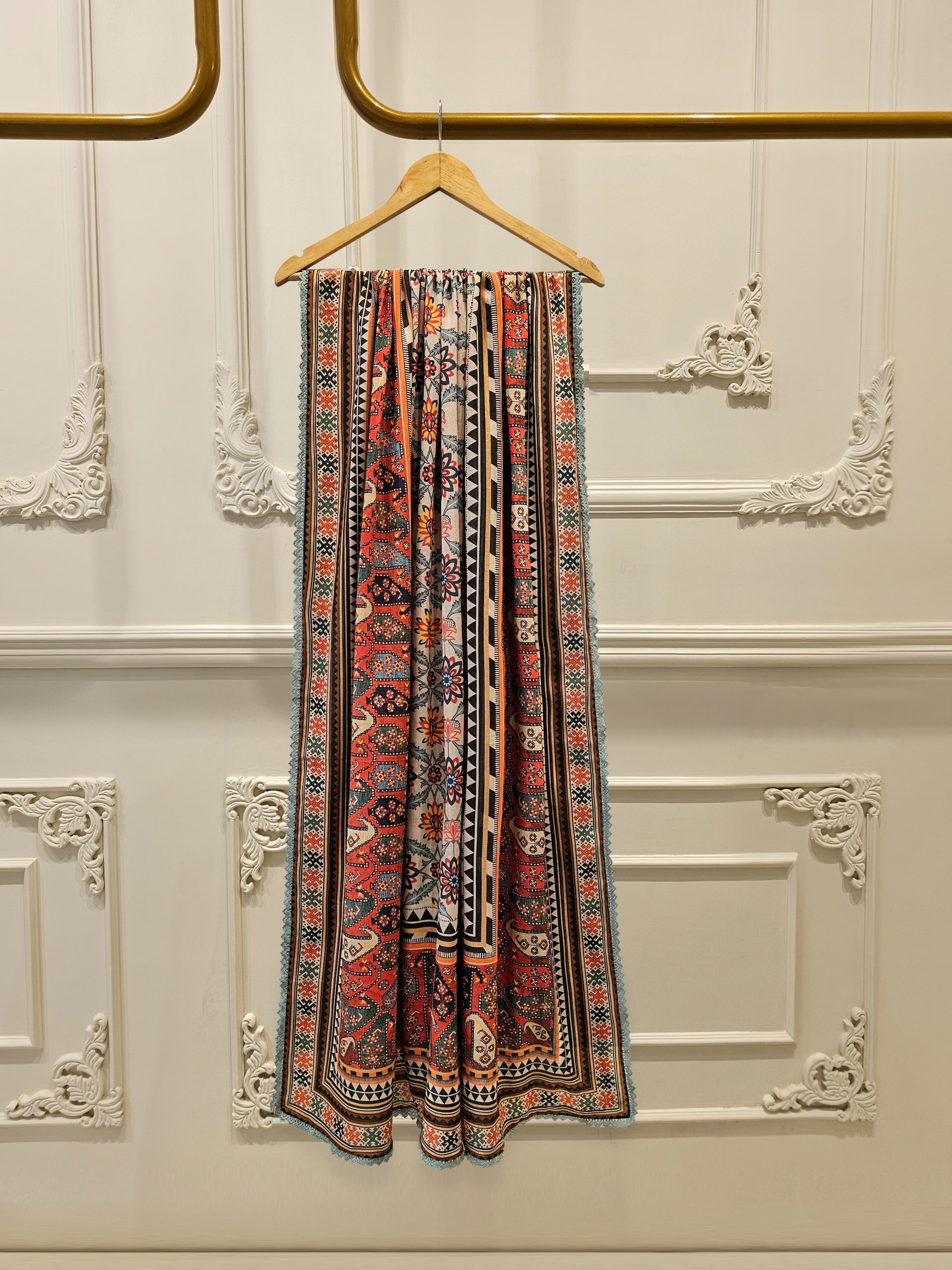3 Piece - Pure Embroidered Lawn Suit S111633 - Image 8