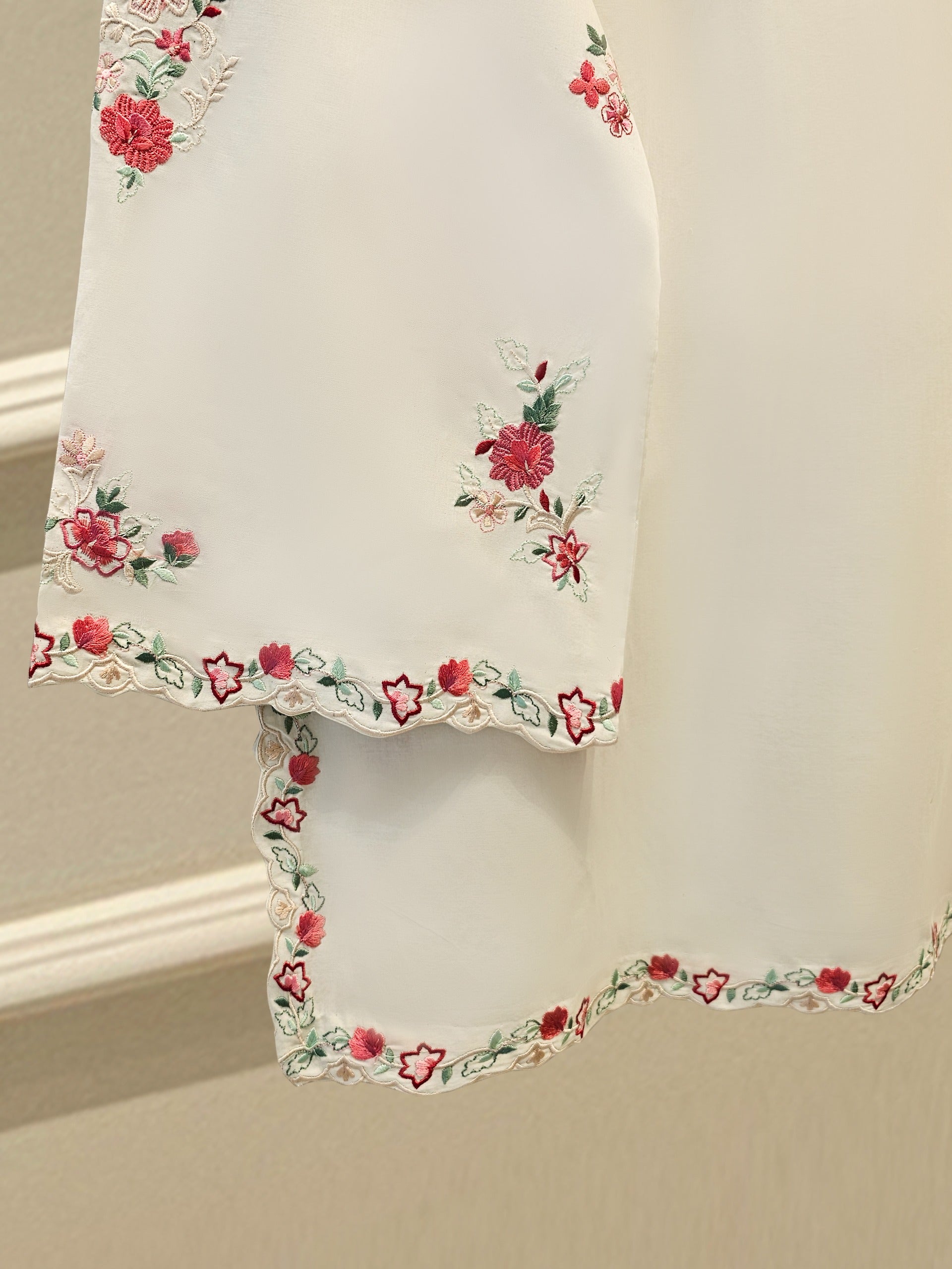 3 Piece - Pure Embroidered Lawn Suit S111648 - Image 5