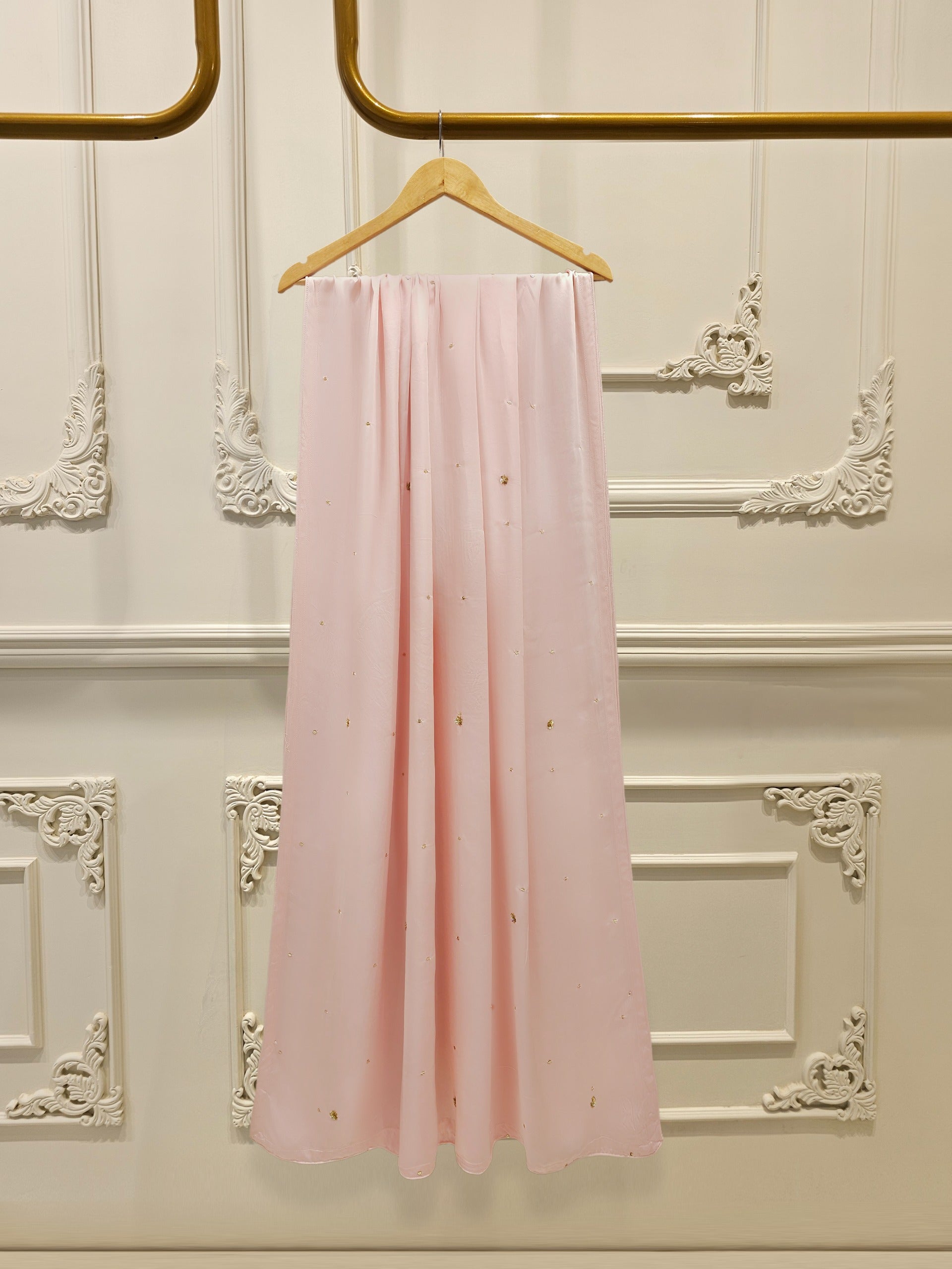 3 Piece - Pure Embroidered Organza Suit S112006 - Image 6