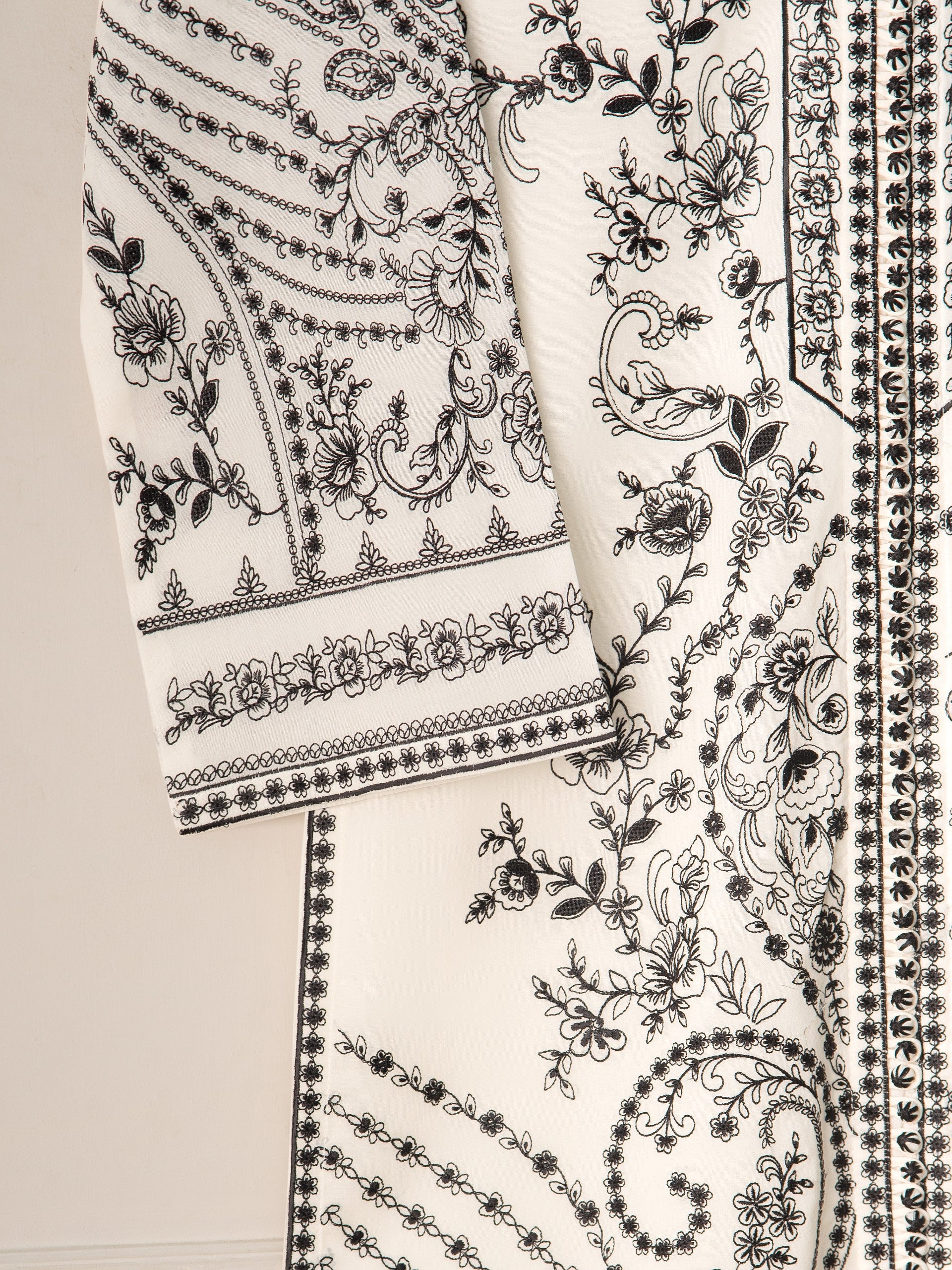 3 Piece - Pure Marina Embroidered Suit S111116 - Image 3
