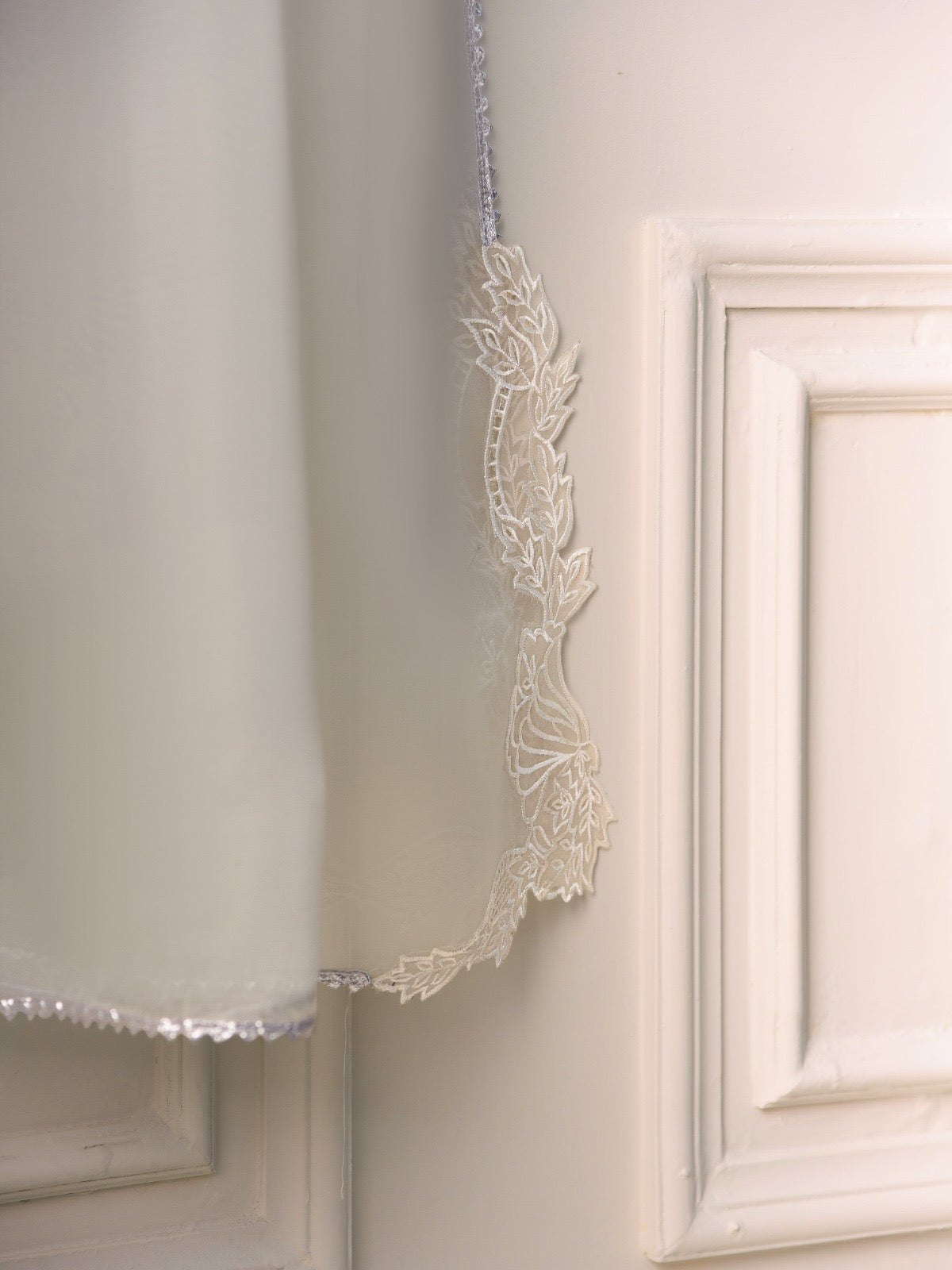 3 Piece - Pure Organza Embroidered Suit S110491 - Image 5