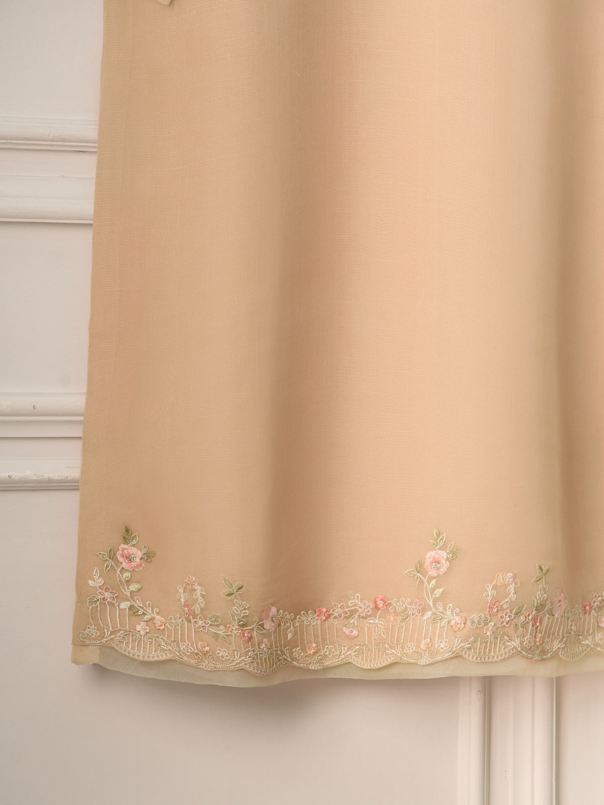 3 Piece - Pure Organza Embroidered Suit S111254 - Image 8