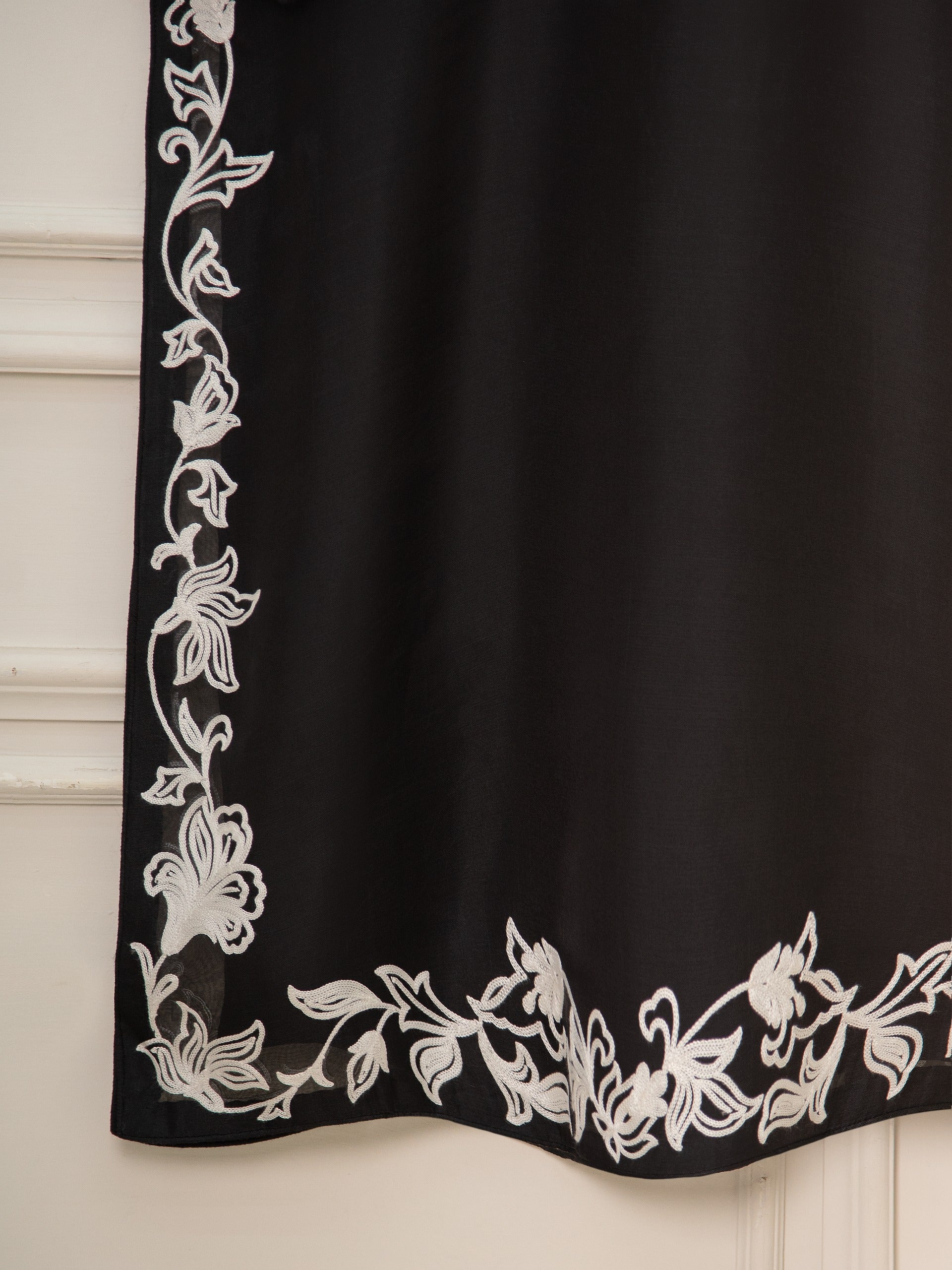 3 Piece - Pure Organza Embroidered Suit S111524 - Image 8