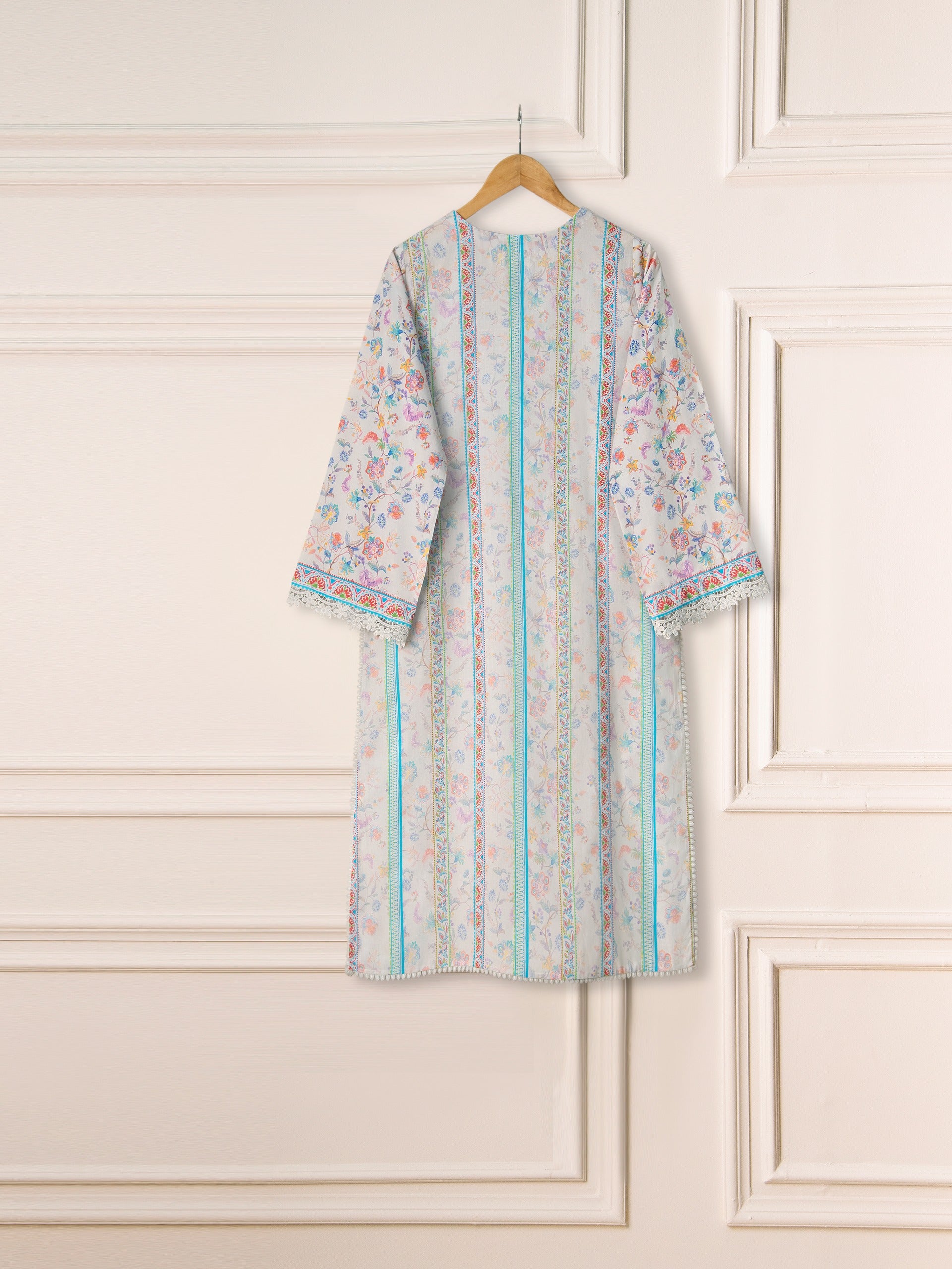 Digital Printed Cambric Shirt S111204 - Image 5